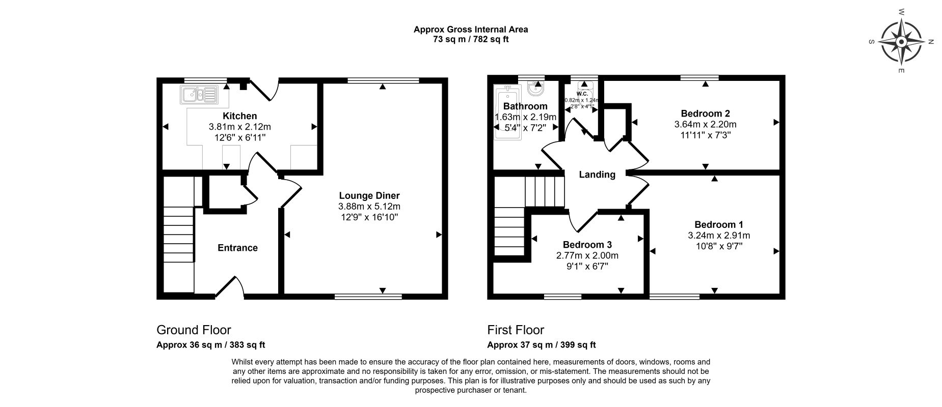 94, Great Meadow, Chorley floorplan