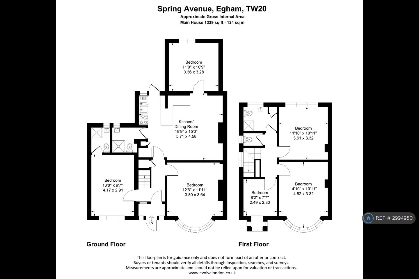 Spring Avenue, Egham floorplan