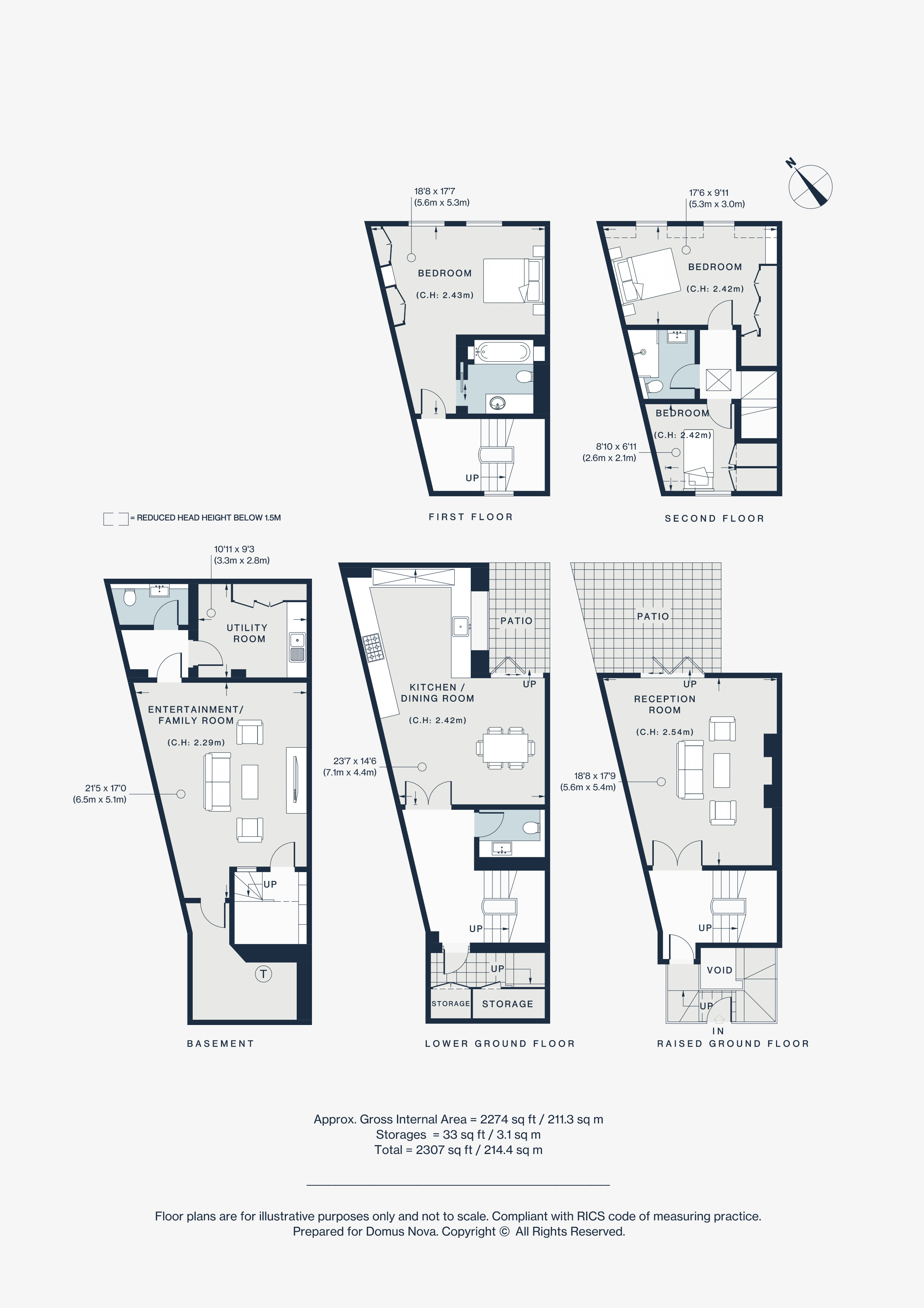 17, Hereford Road, London floorplan