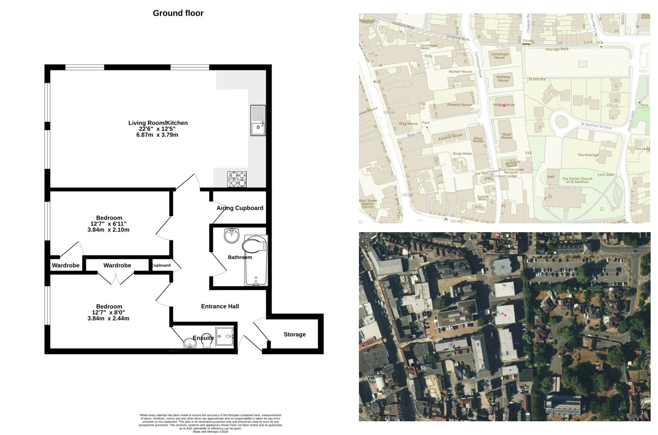 14, Rudge House, East Grinstead floorplan