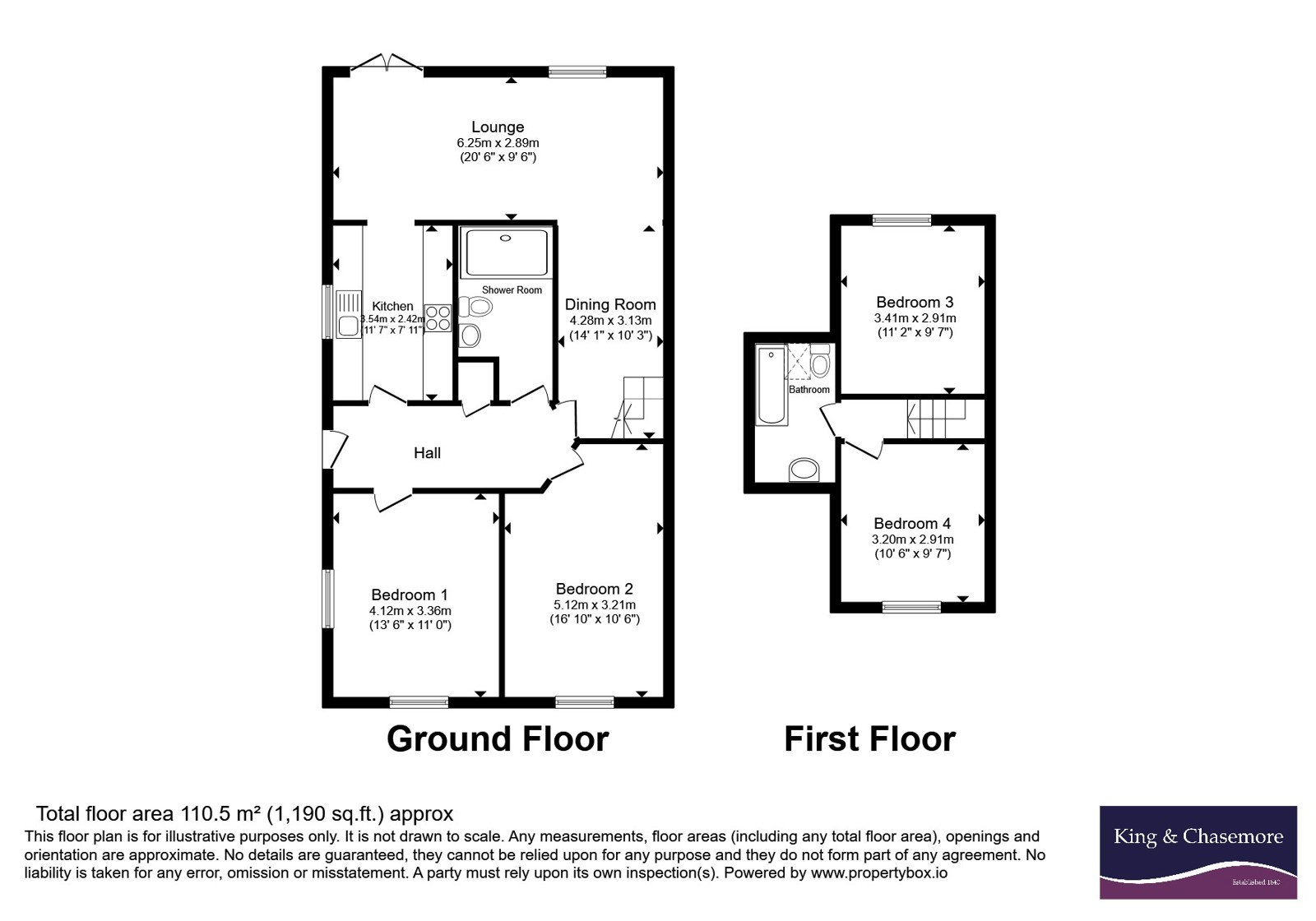 1, Timberlea Close, Pulborough floorplan