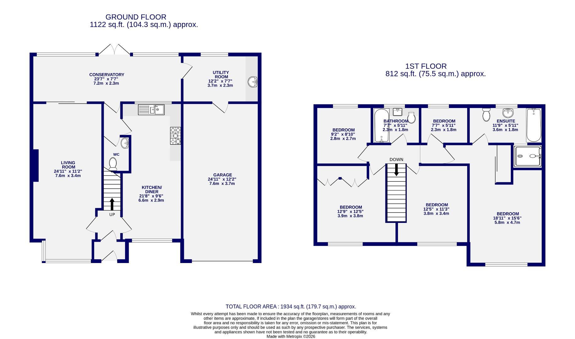 21, Fairfields Drive, York floorplan