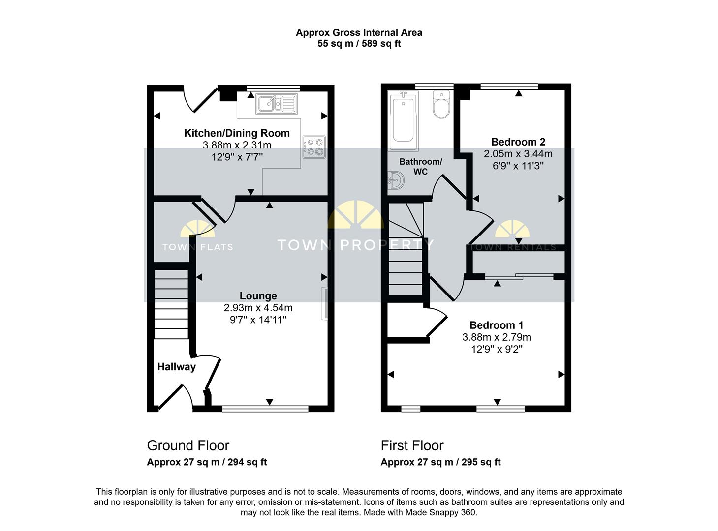 23, Beechfield Close, Stone Cross, Pevensey floorplan