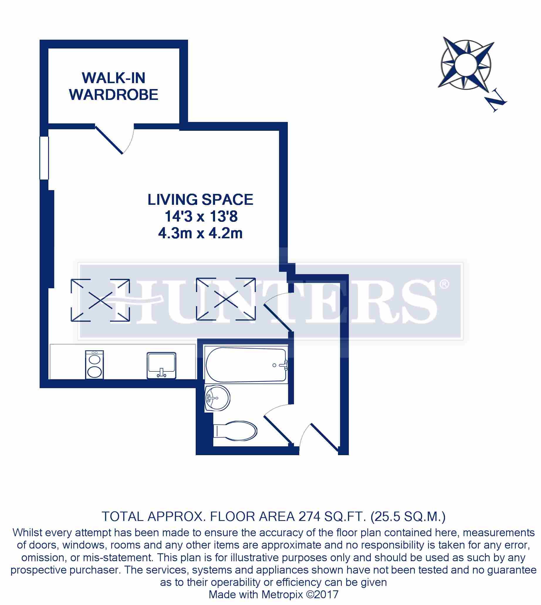 1 Bedrooms Studio to rent in West End Lane, London NW6