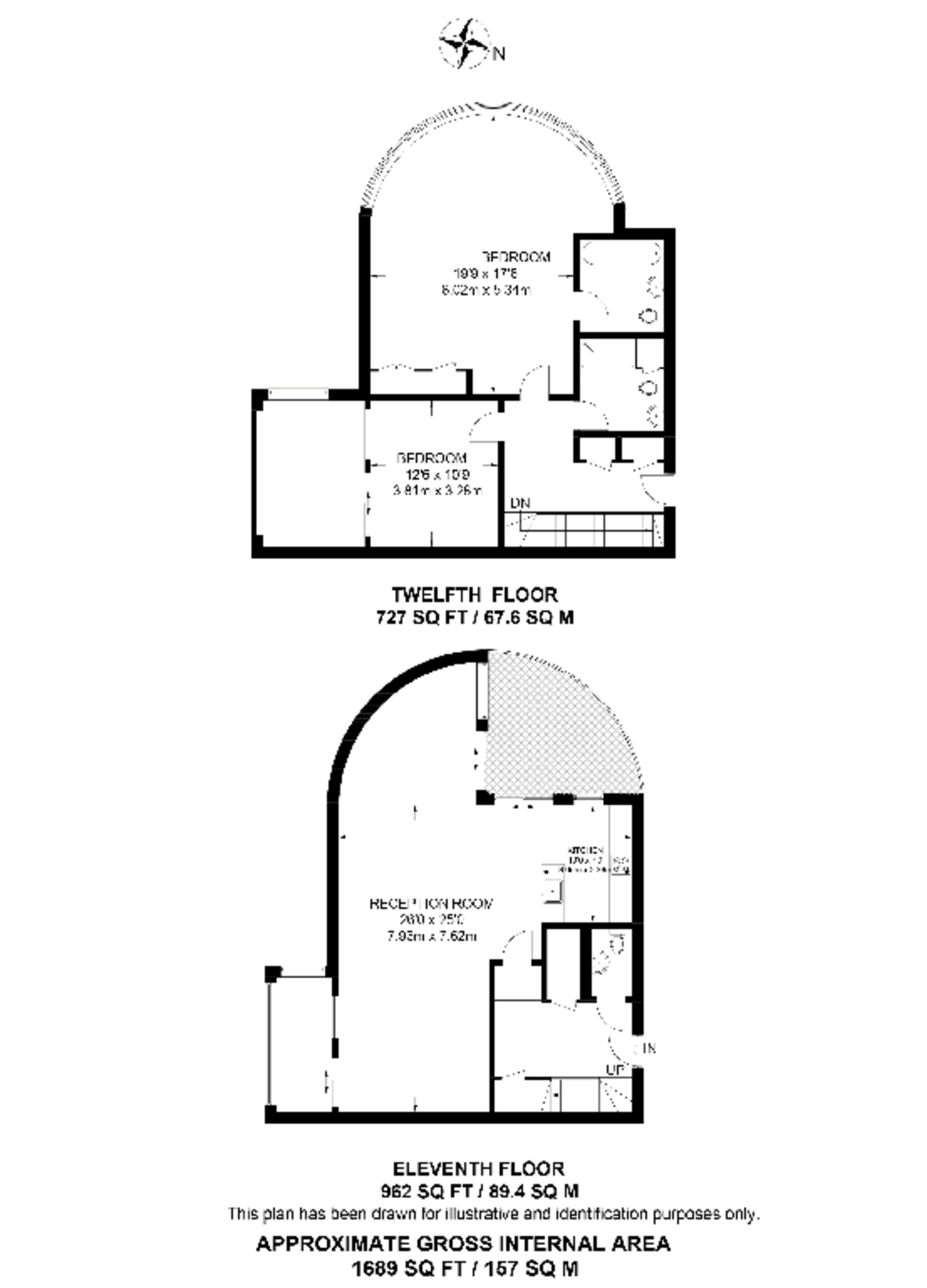 Lombard Road, Battersea floorplan