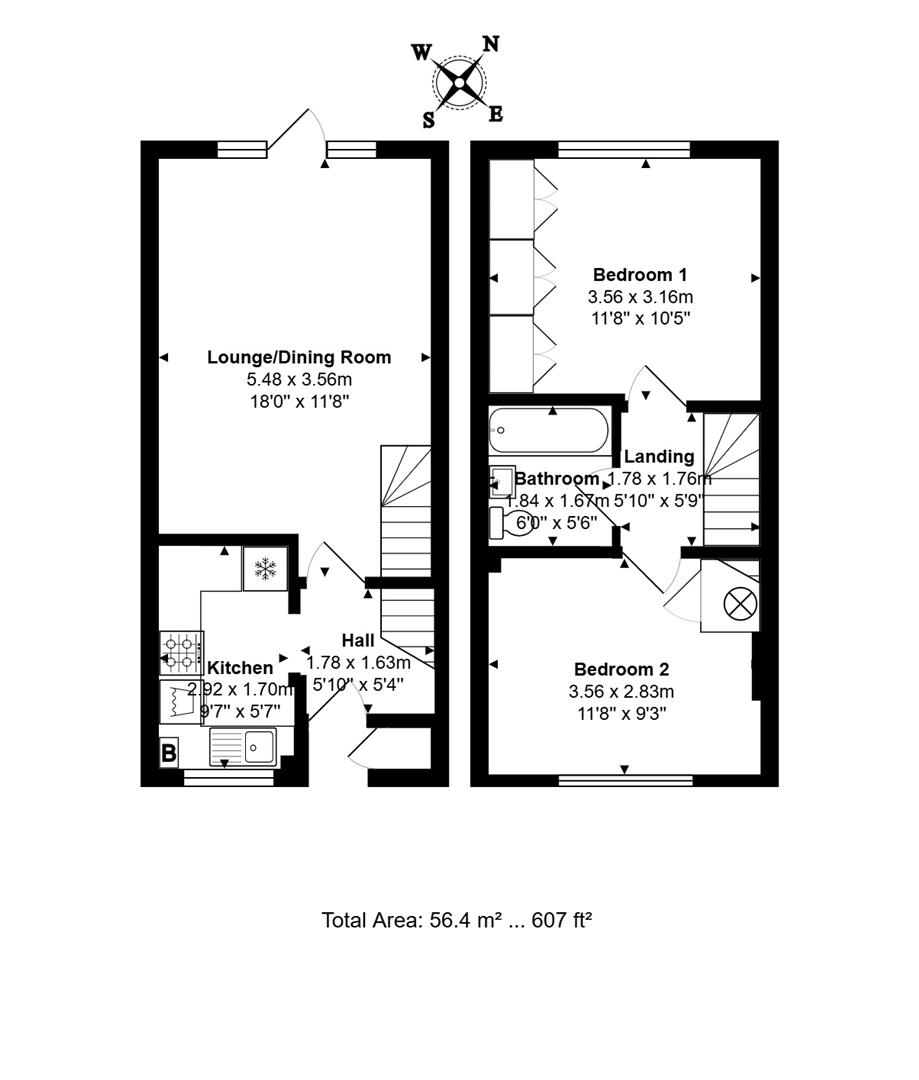 19, Coniston Way, Egham floorplan