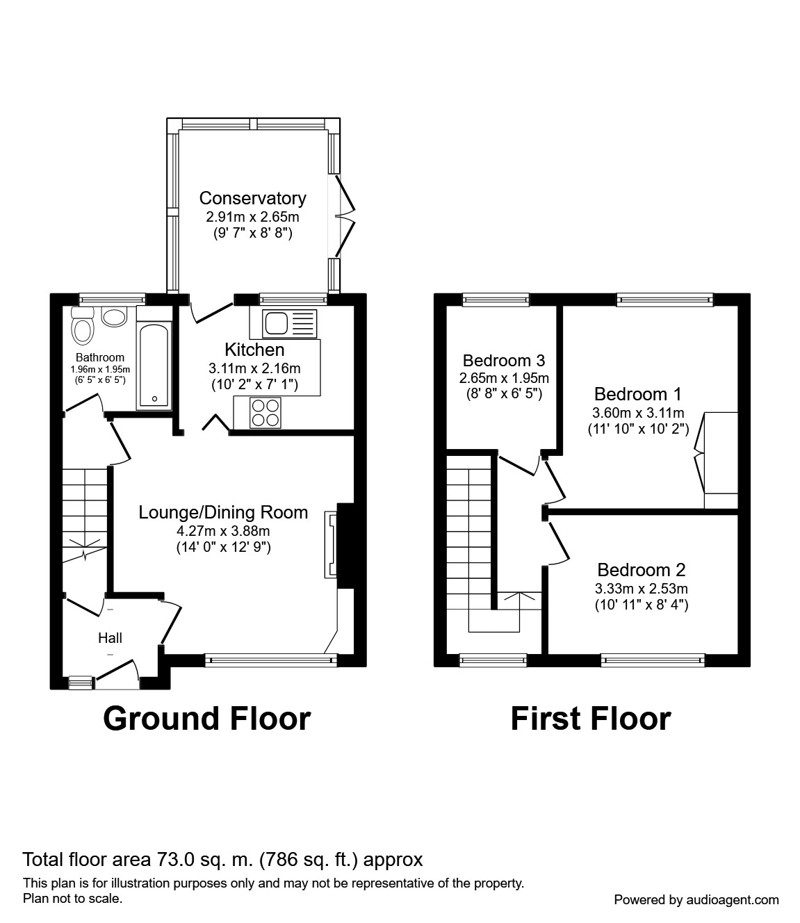 Cop Lane, Penwortham, Preston PR1, 3 bedroom semidetached house to