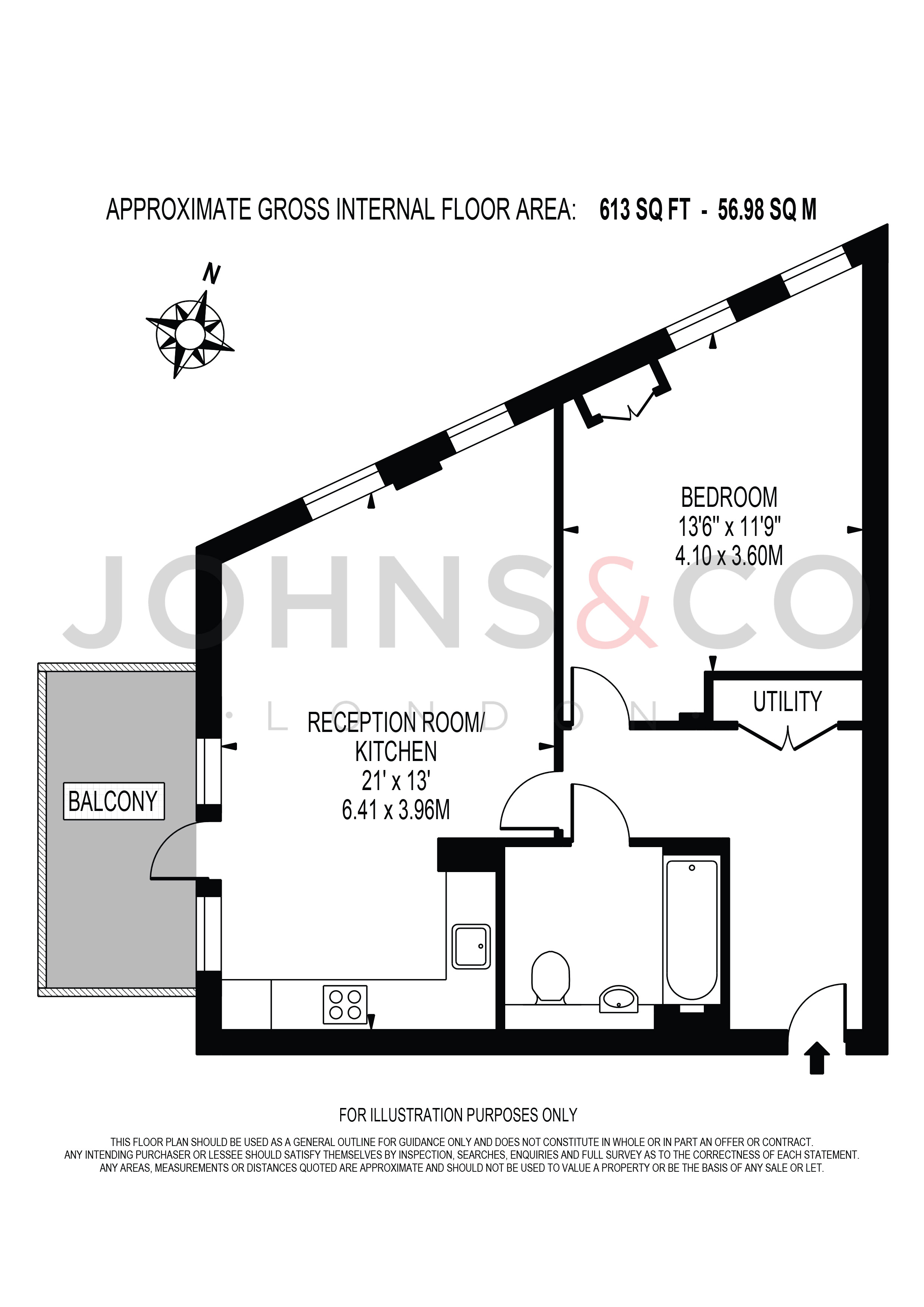 85 Ashwell House, Healum Avenue, Southall floorplan