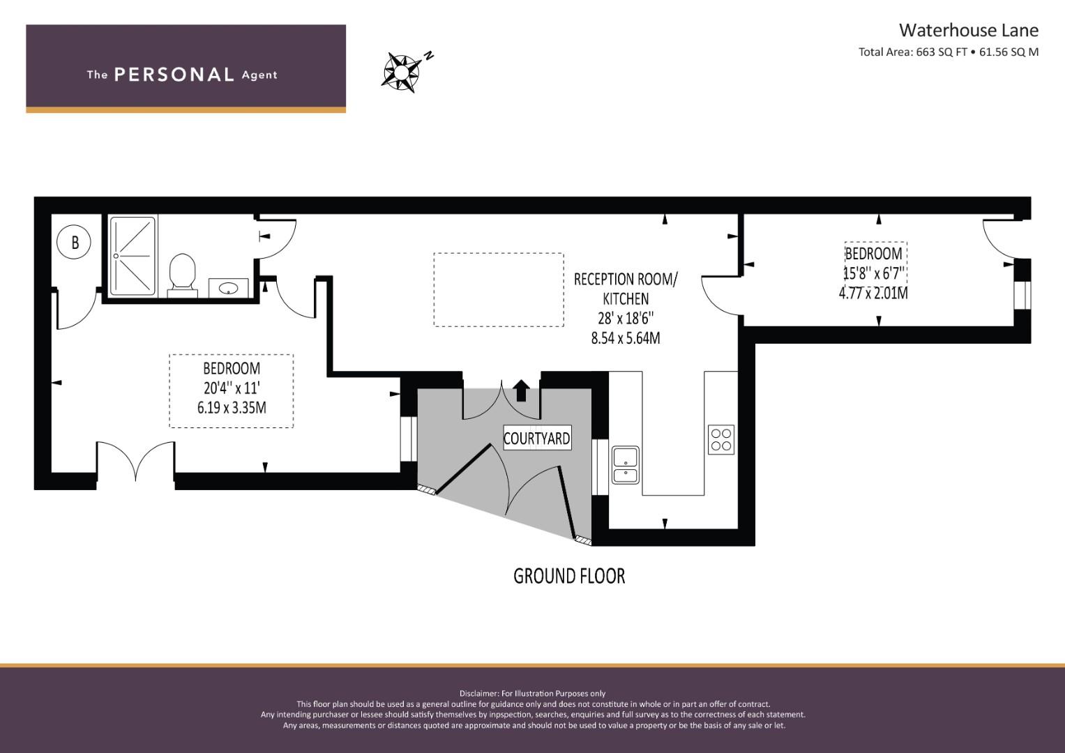 8B, Waterhouse Lane, Kingswood floorplan