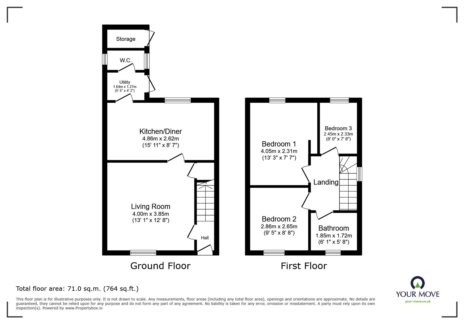 47, March End Road, West Midlands floorplan