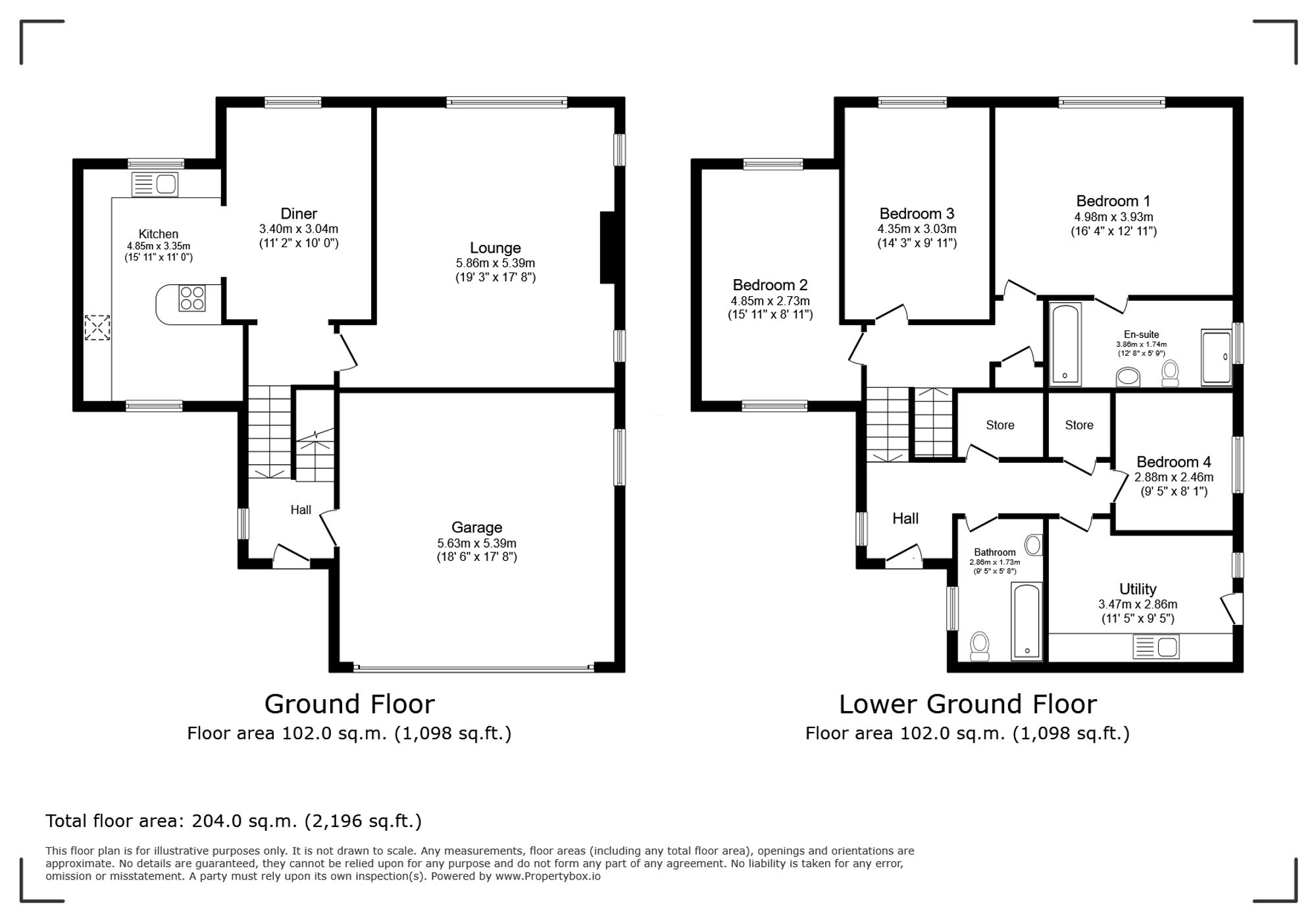 2 Llys Argoed, Colwyn Bay floorplan