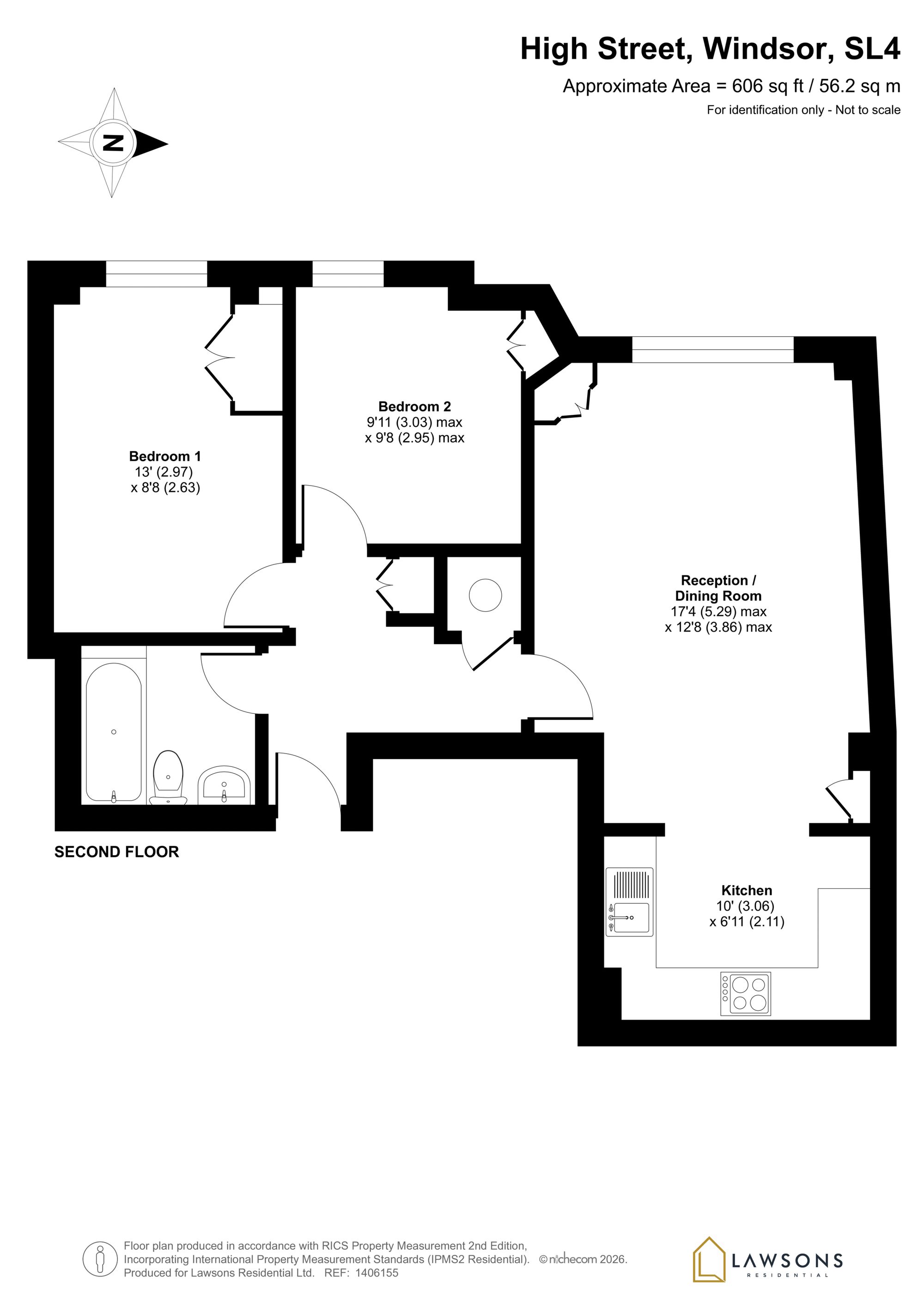7 The Courtyard, Windsor floorplan
