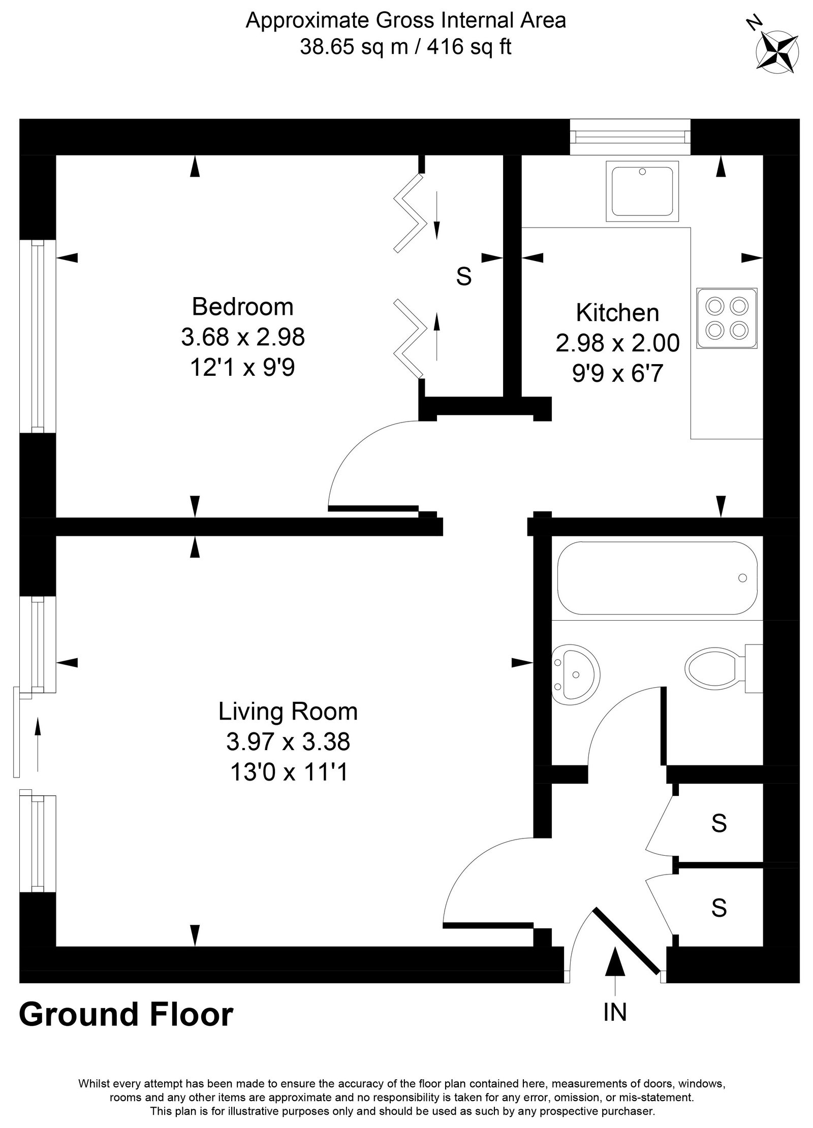 13, Joinville Place, Addlestone floorplan