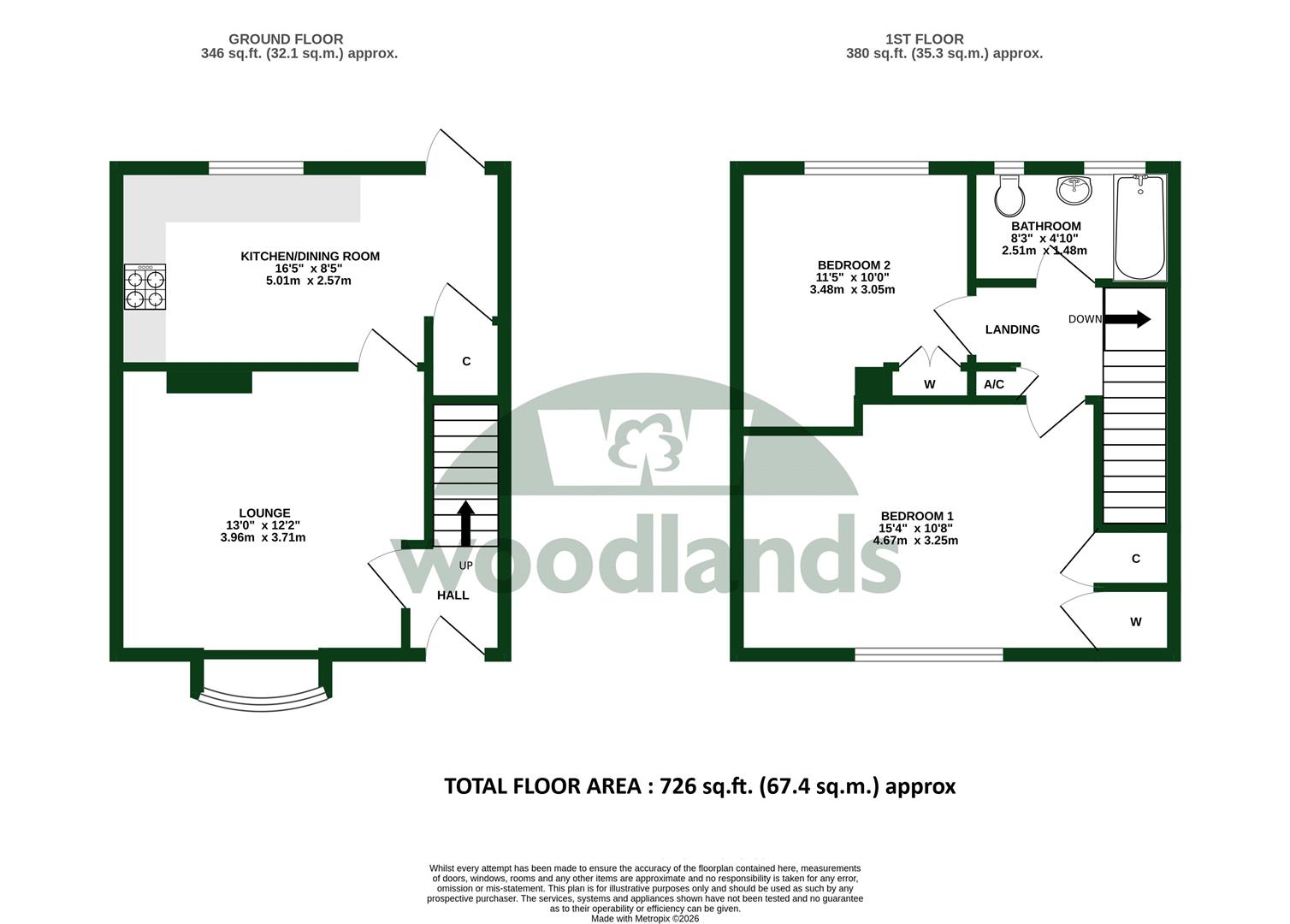 19, Taynton Drive, Merstham floorplan
