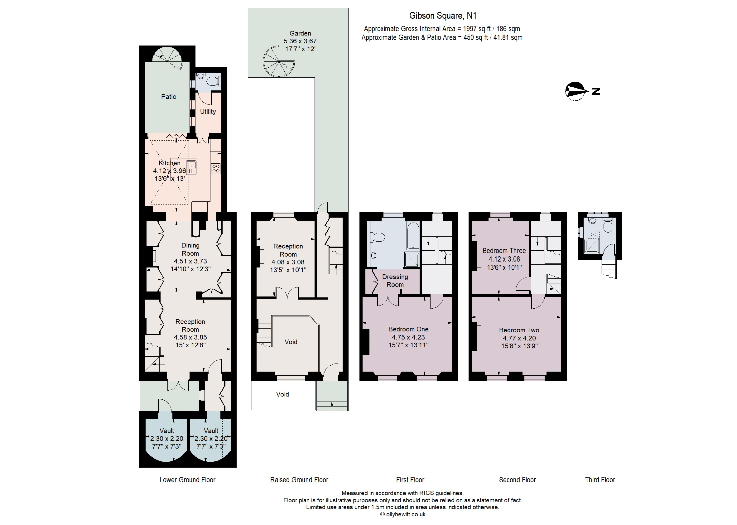 41, Gibson Square, London floorplan