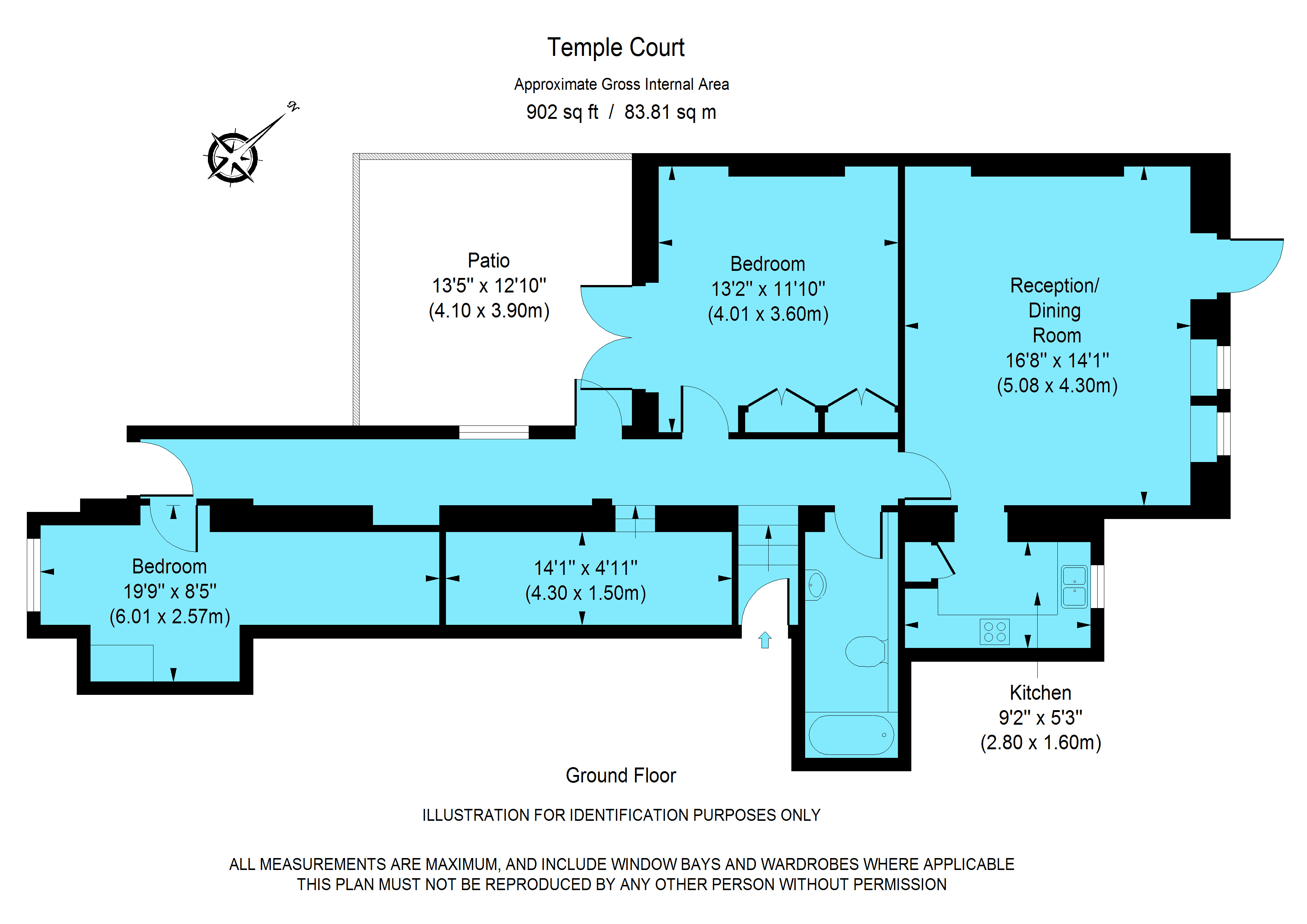 2 Bedrooms Flat to rent in Temple Court, 52 Rectory Square, London E1