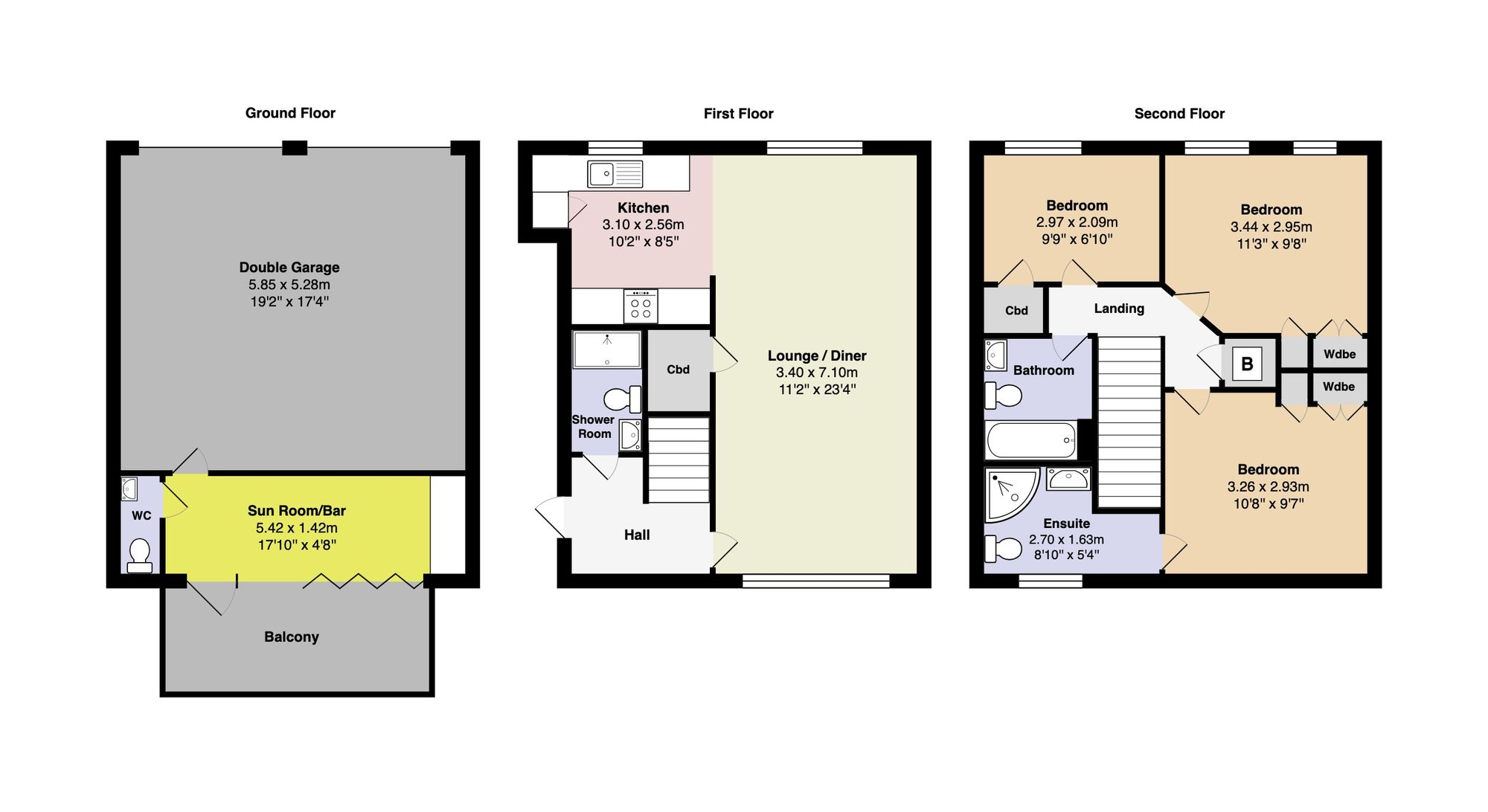 Clifford Way, Maidstone ME16, 3 bedroom town house for sale 64024580