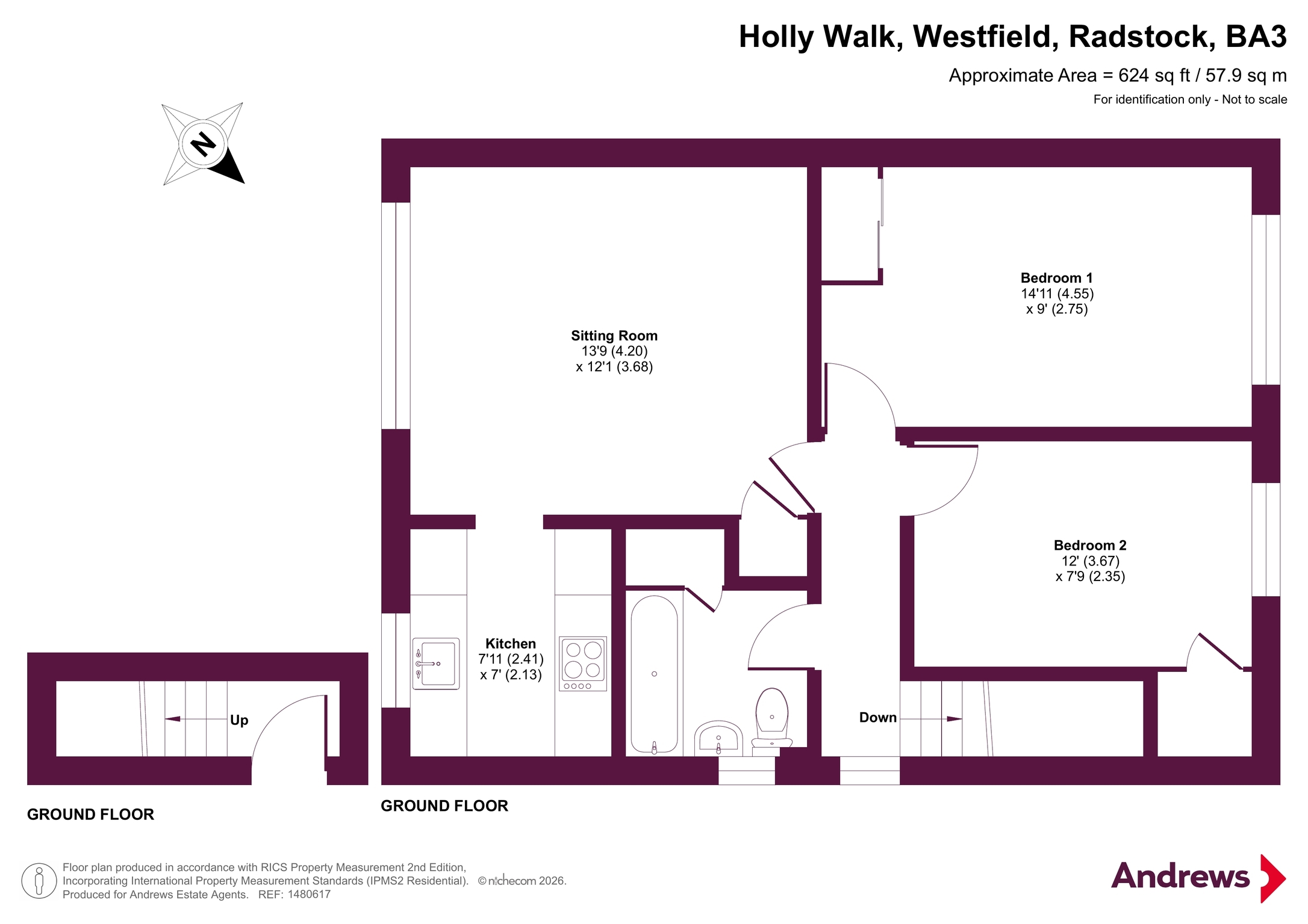 18, Holly Walk, Radstock floorplan