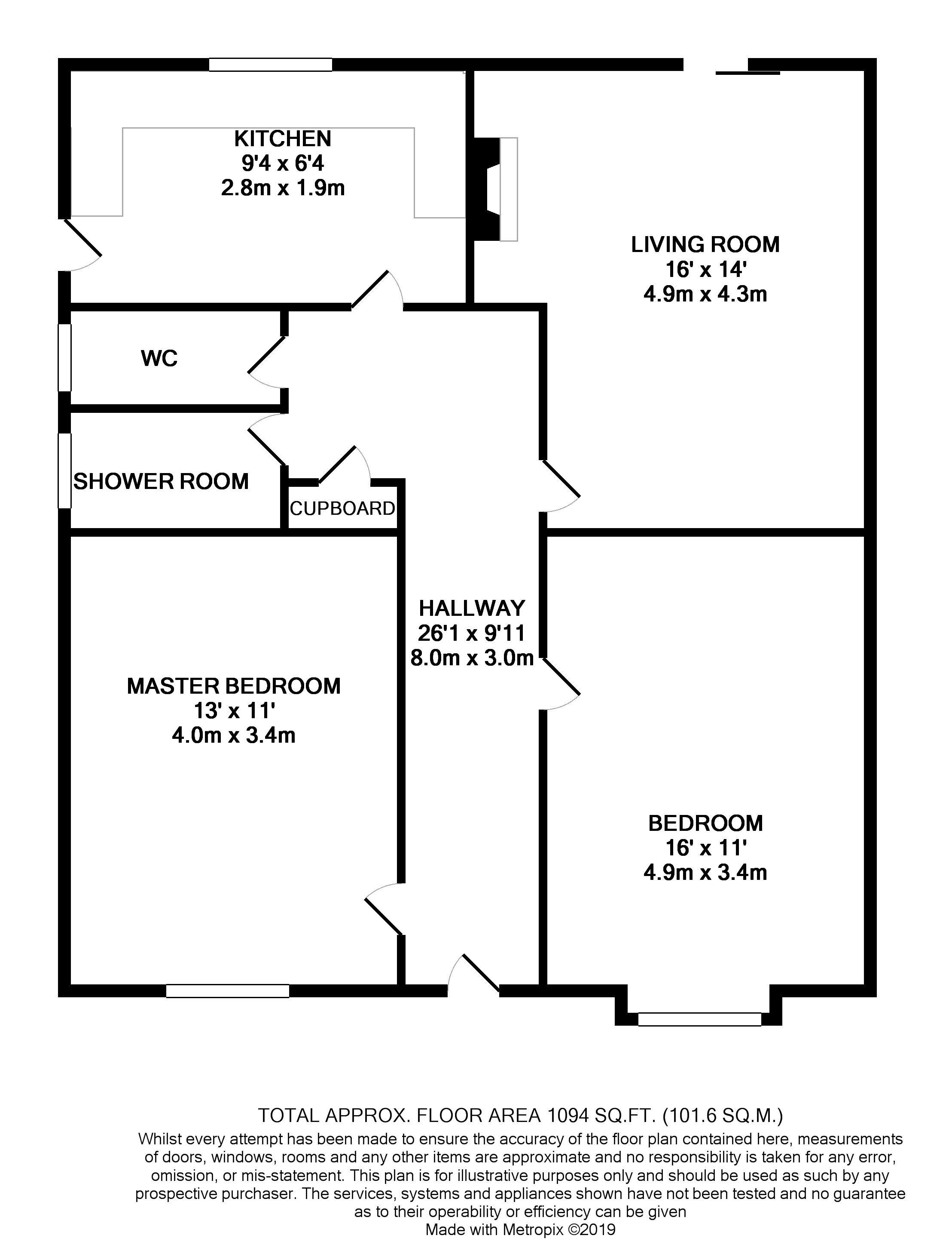 2 Bedrooms Bungalow for sale in Litchfield Close, Clacton-On-Sea, Essex CO15