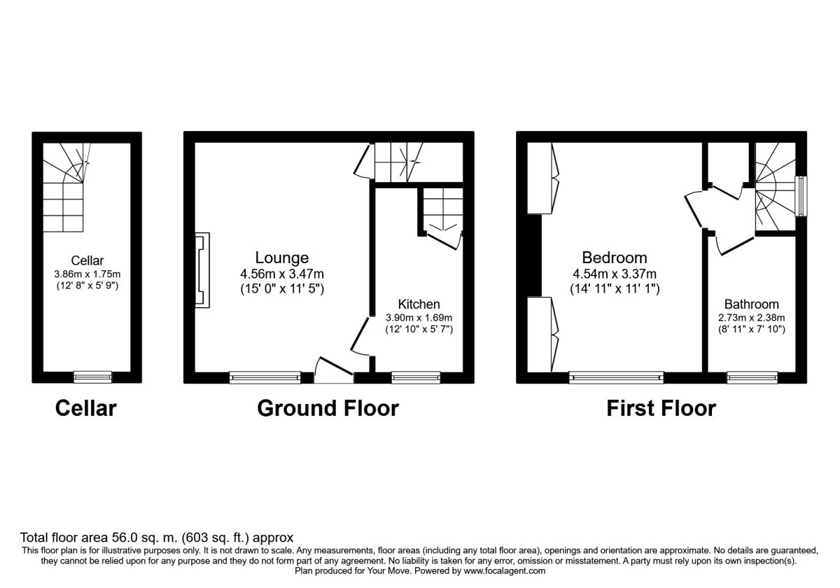 1 Bedrooms Terraced house to rent in Cliff Street, Haworth, Keighley BD22