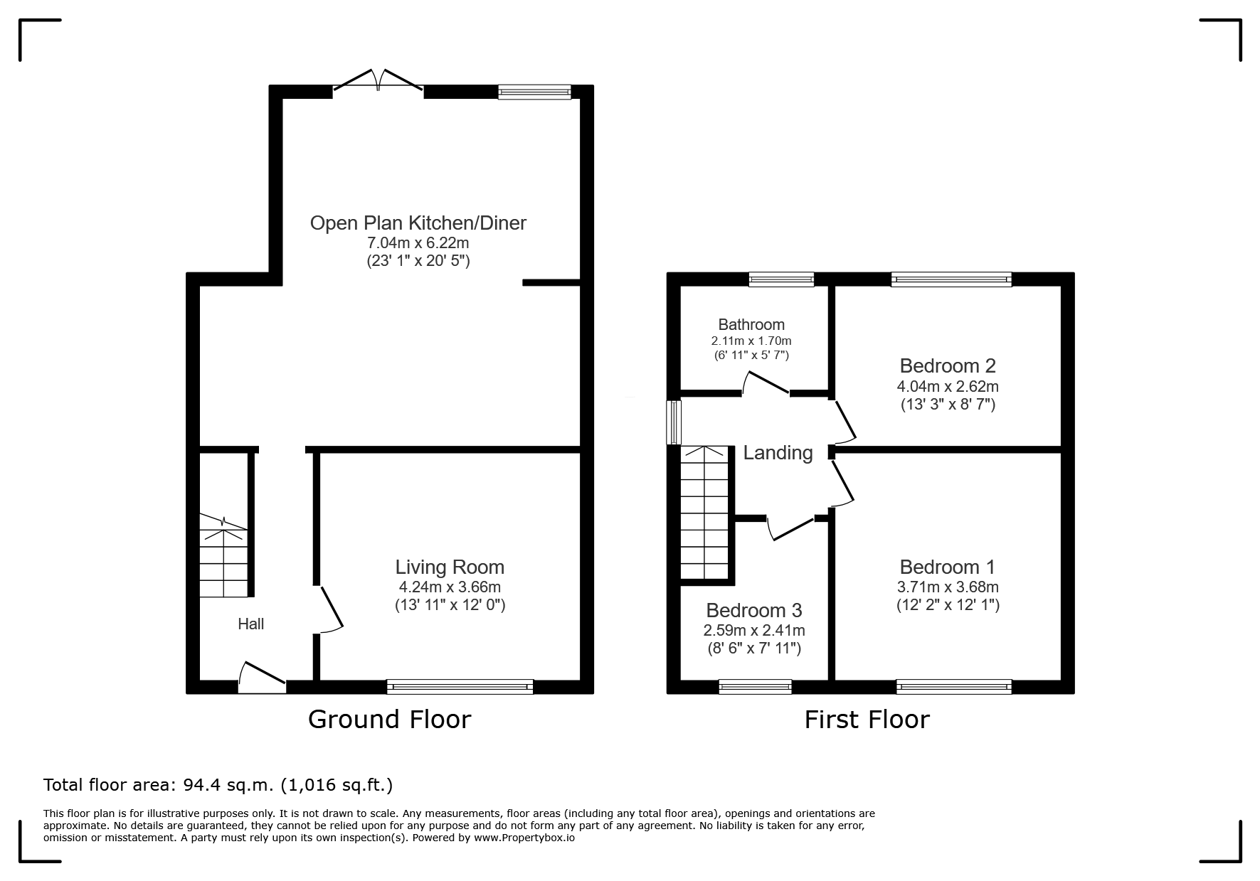 53, Byron Road, Weston-super-mare floorplan