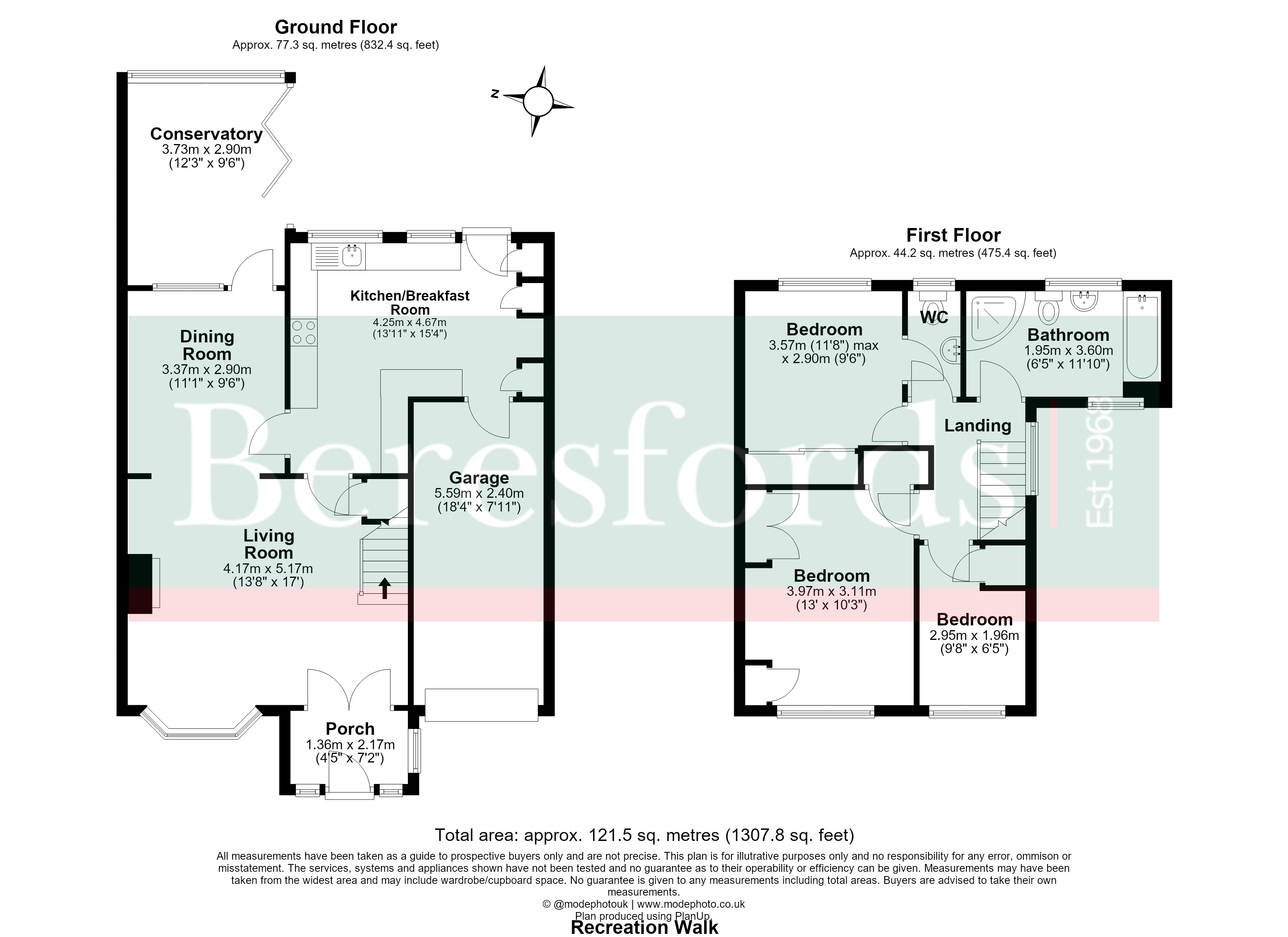 17, Recreation Walk, Billericay floorplan