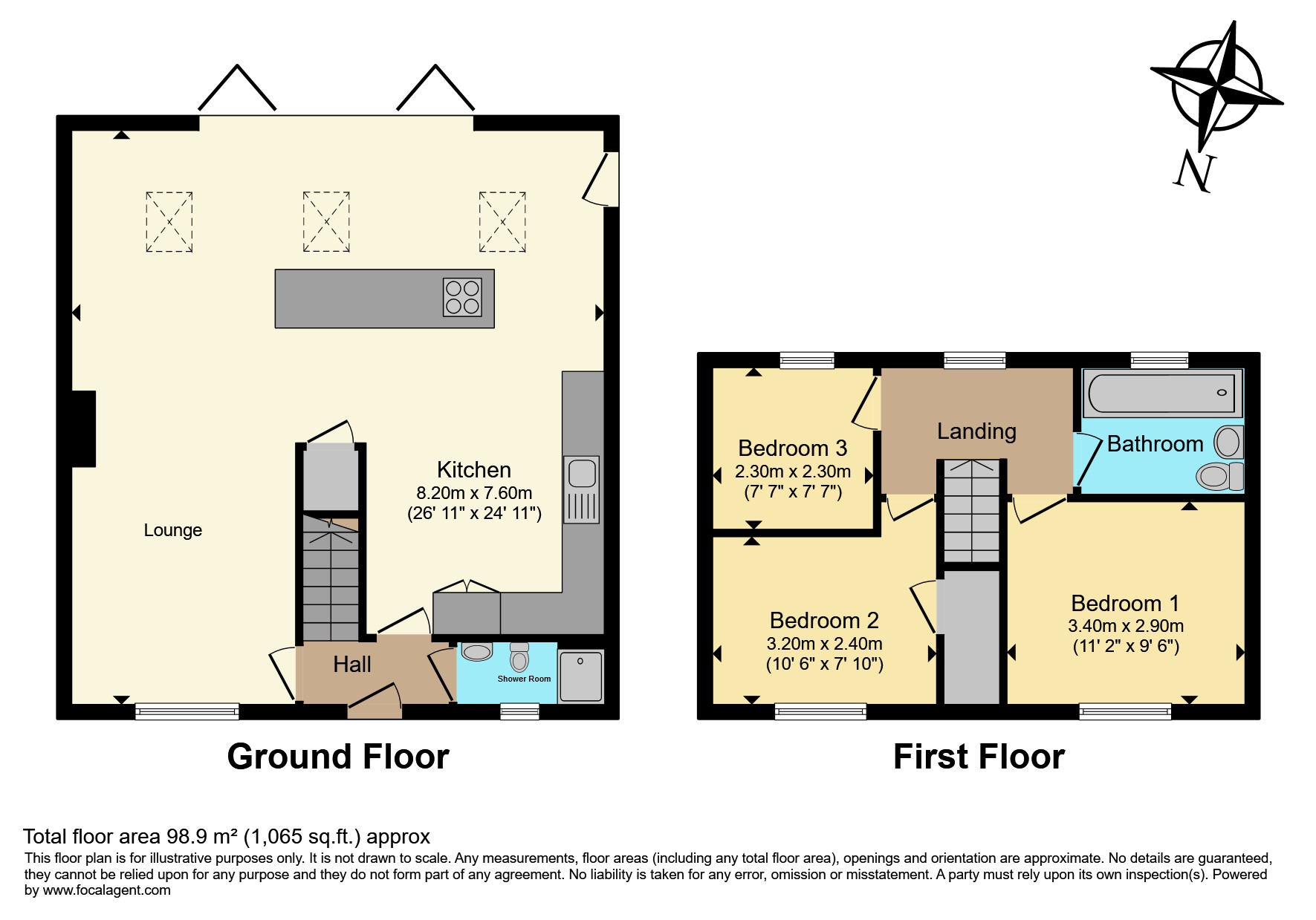 20, Cowslip Lane, Leicester floorplan