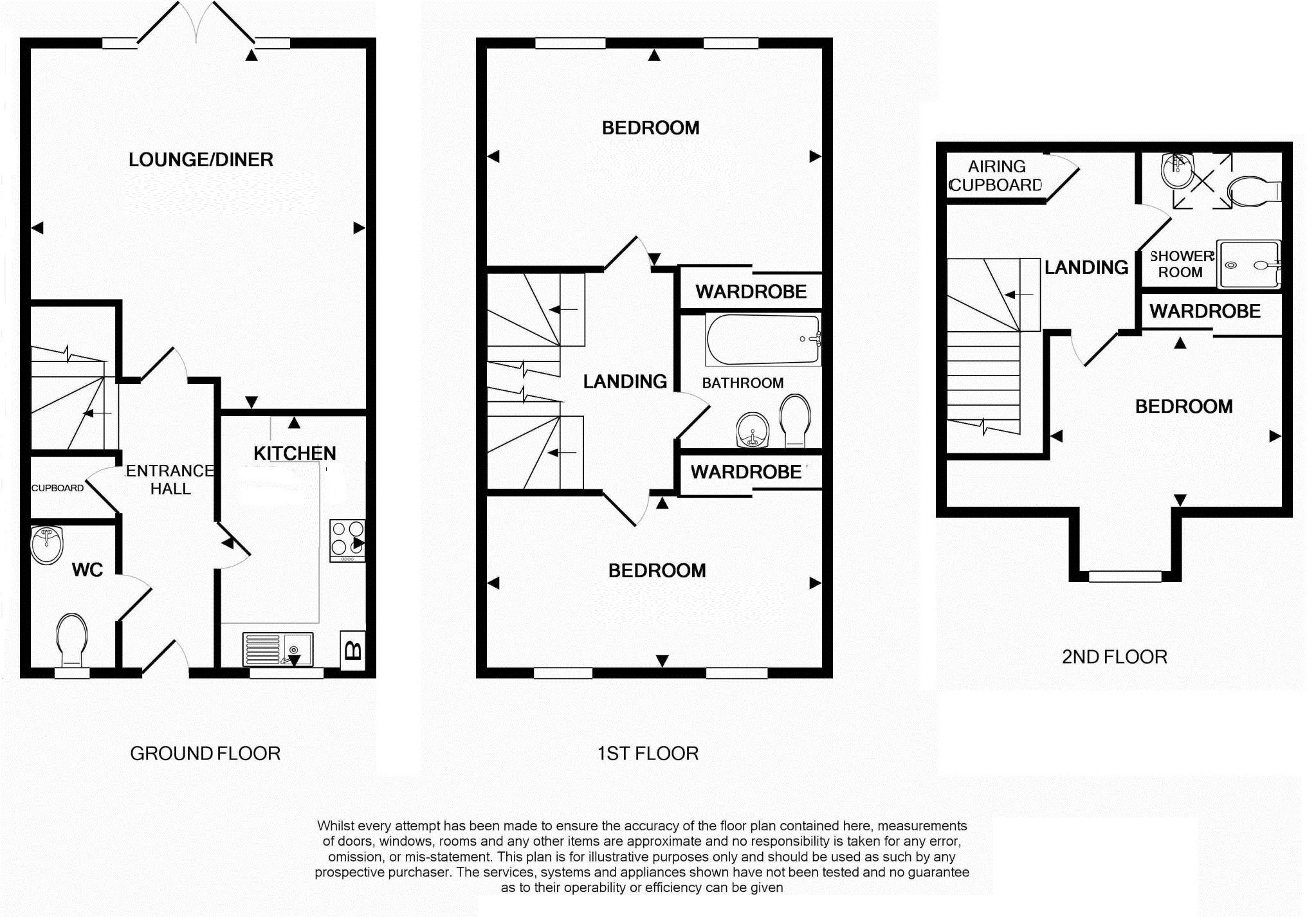 3 Bedrooms Terraced house to rent in The Smithfields, Newport TF10