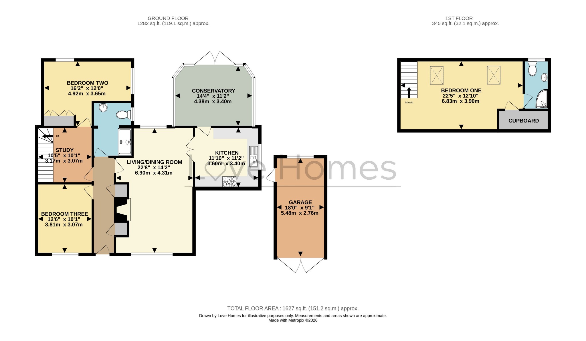 Tythe Close, Bedford floorplan