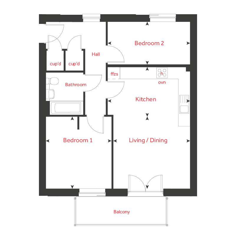 64, Dovercourt Road, Horfield floorplan