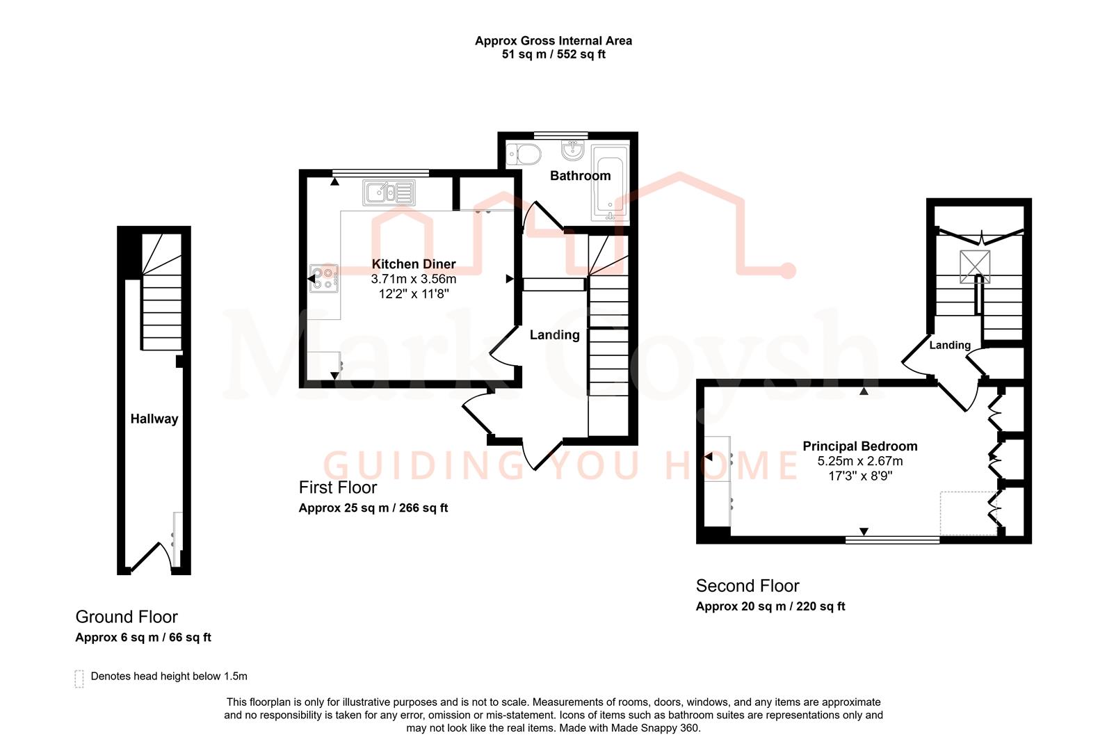 Room 1, 3a The Parade, Kingston Road, Leatherhead floorplan