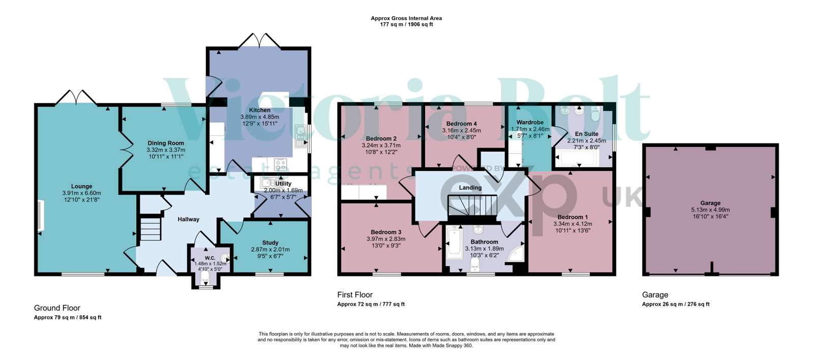 22, Redvers Grove, Plympton floorplan