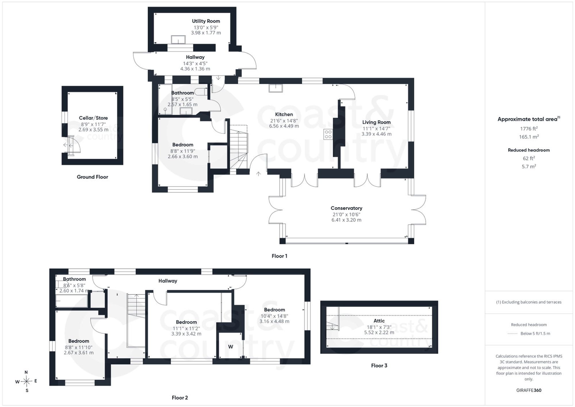 50 Teign View Road, Teignmouth floorplan