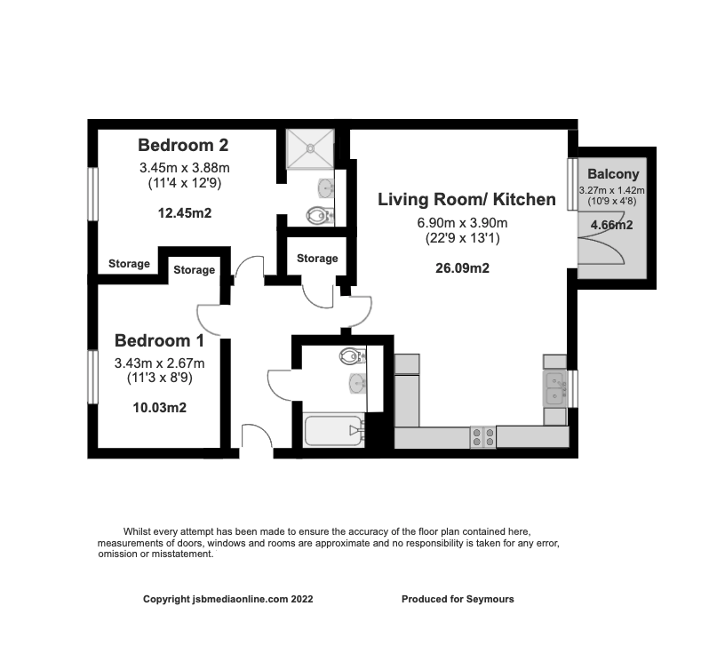 Hawker Drive, Addlestone, Surrey KT15, 2 bedroom flat for sale