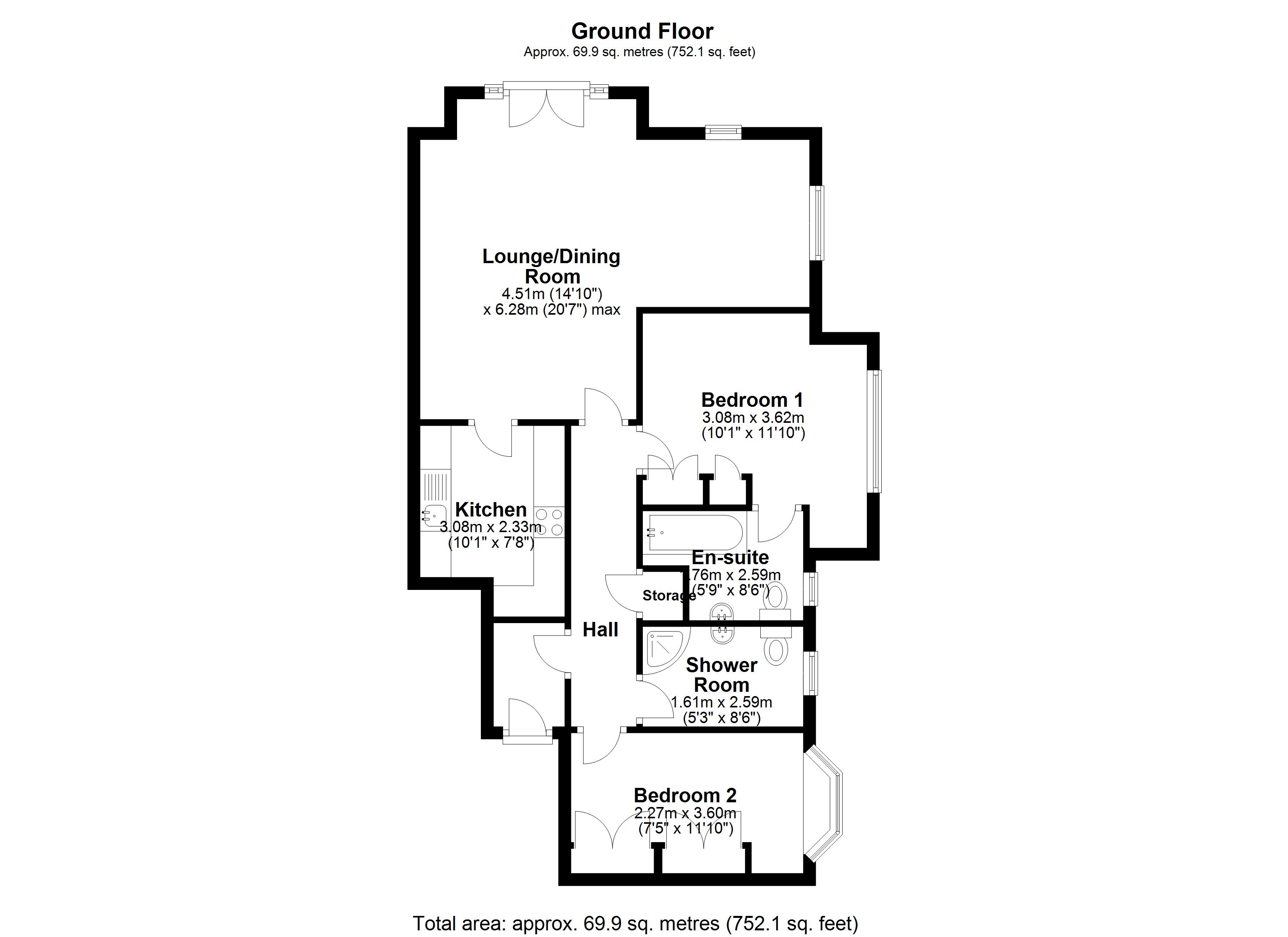 2 Bedrooms Flat for sale in Cliff Lane, Grappenhall, Warrington WA4