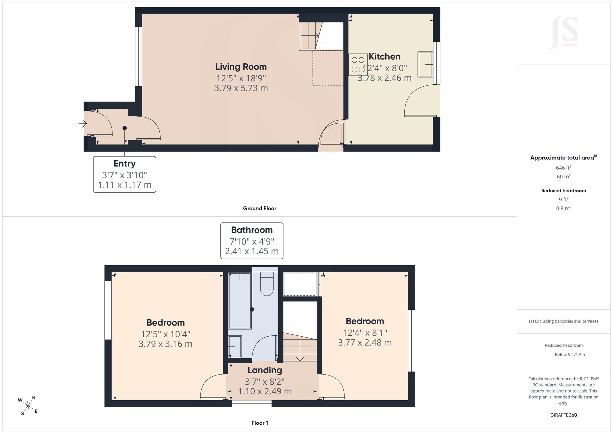 74 Edmonton Road, Worthing floorplan