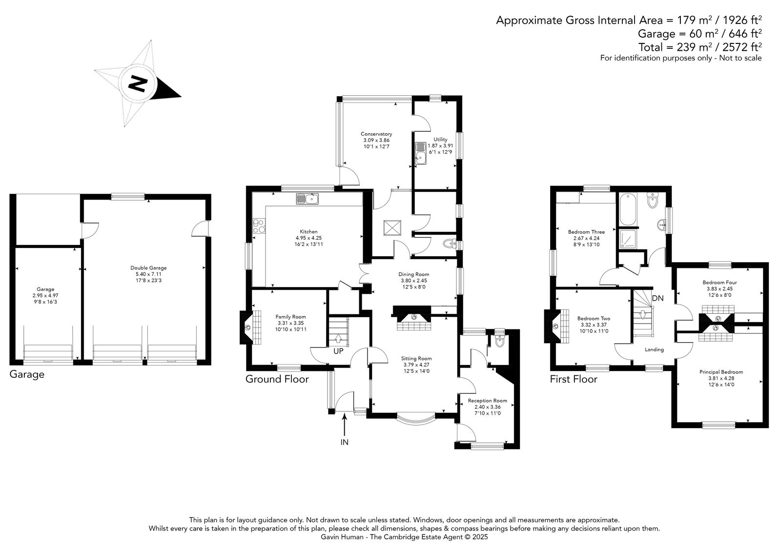 1, Pound Lane, Ely floorplan