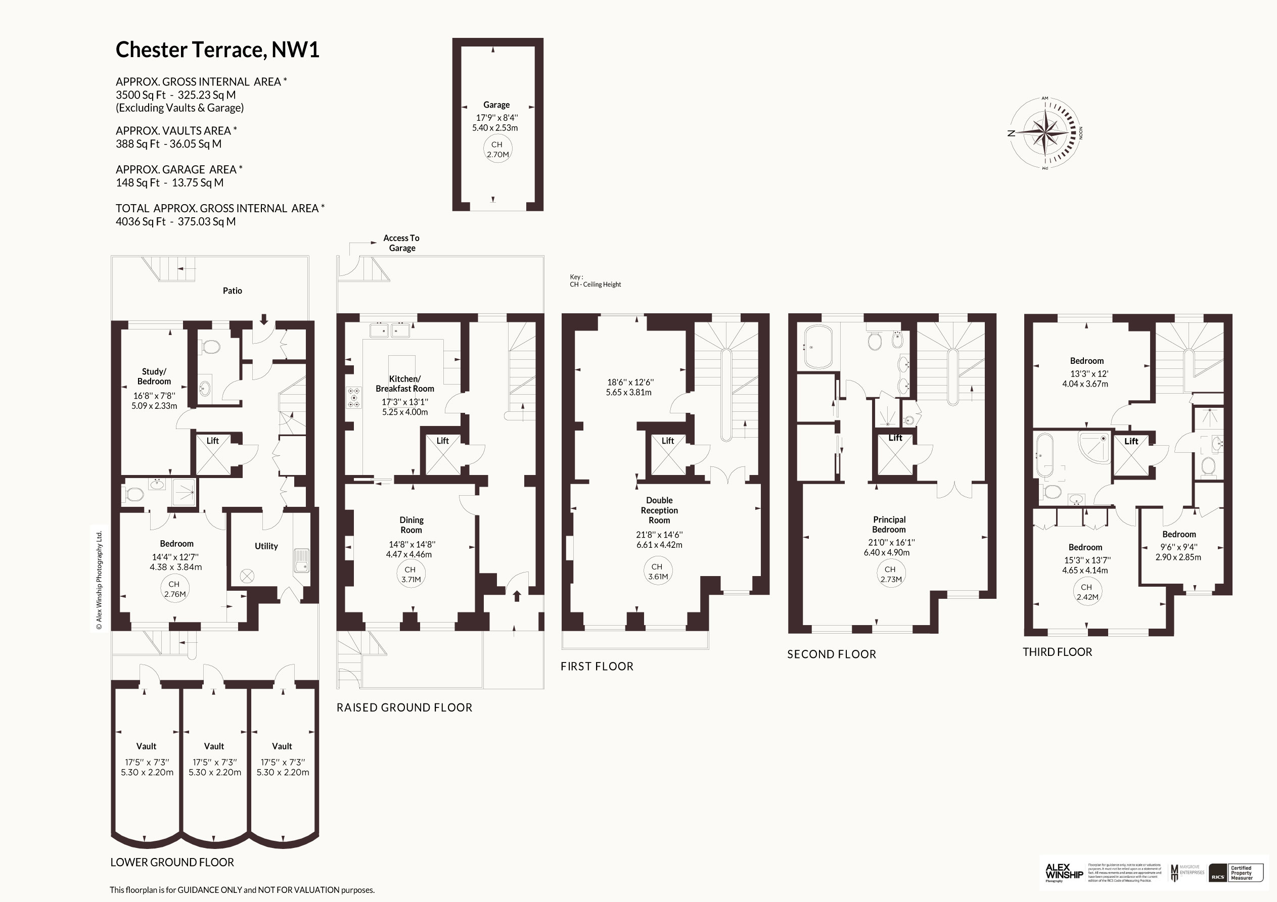 4, Chester Terrace, London floorplan