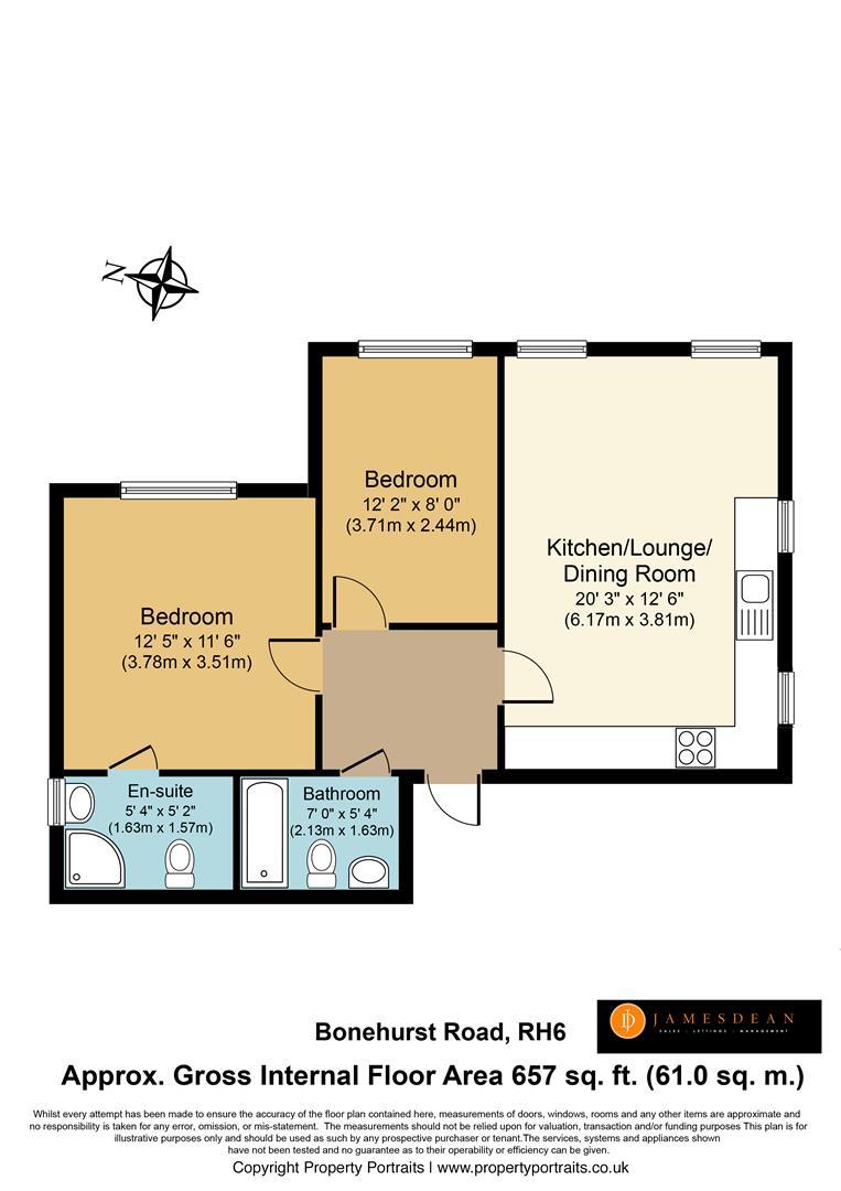 Bonehurst Road, Horley RH6, 2 bedroom flat to rent 65369301