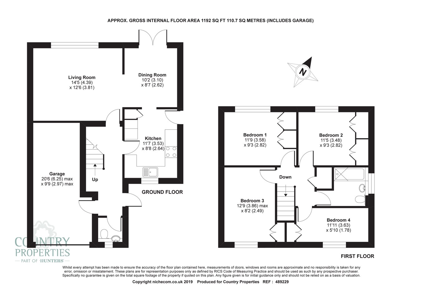 4 Bedrooms Detached house for sale in Convent Close, Hitchin SG5