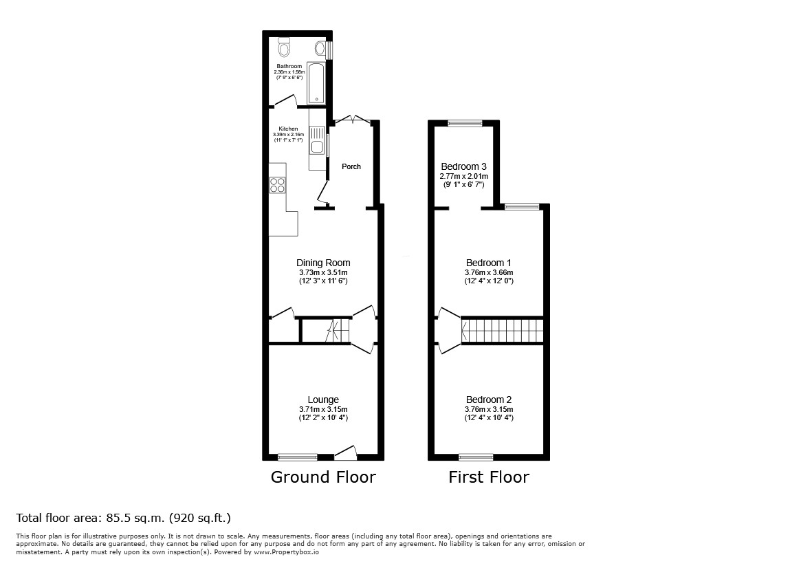 47, Victoria Street, Grantham floorplan