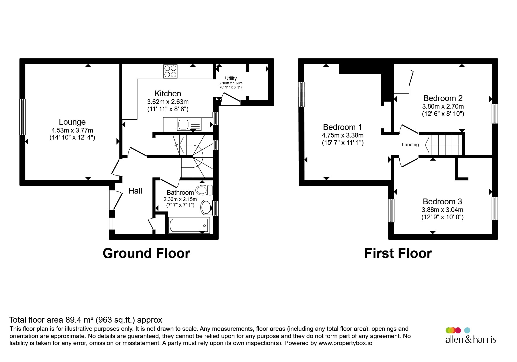 2, Greenfoot, Kilwinning floorplan