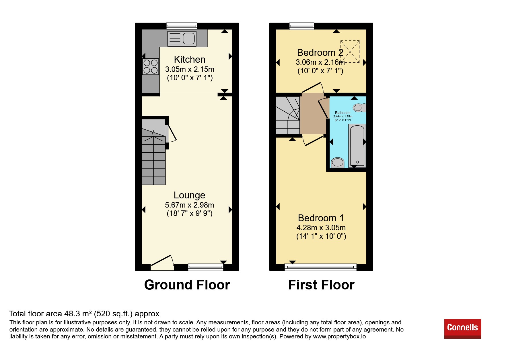 12, St. Lawrence Mews, Plymouth floorplan