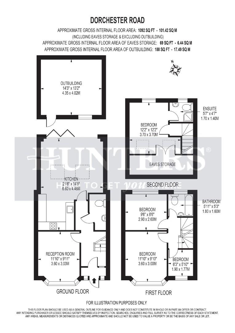 67, Dorchester Road, Worcester Park floorplan