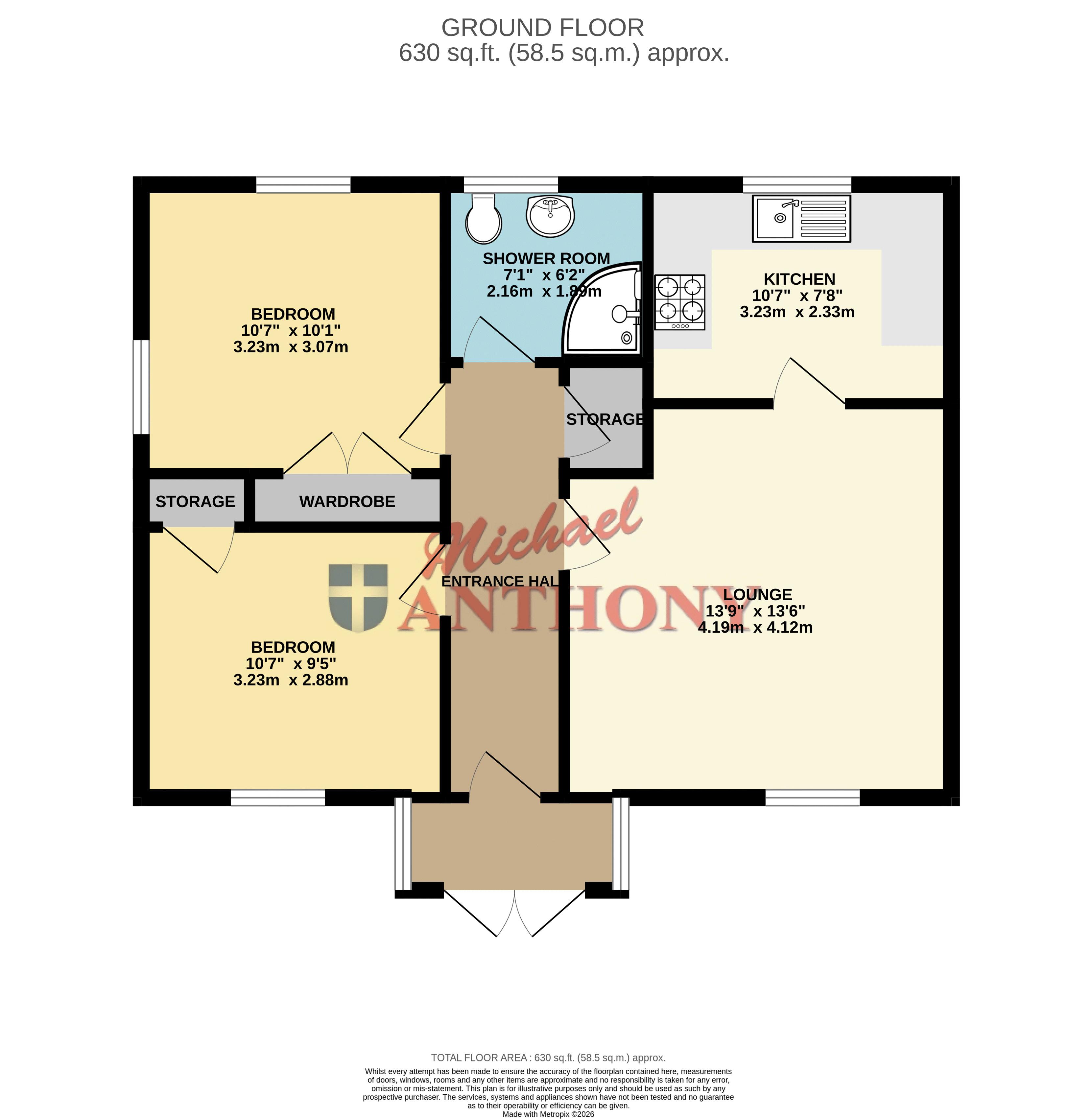 52, Epsom Grove, Milton Keynes floorplan