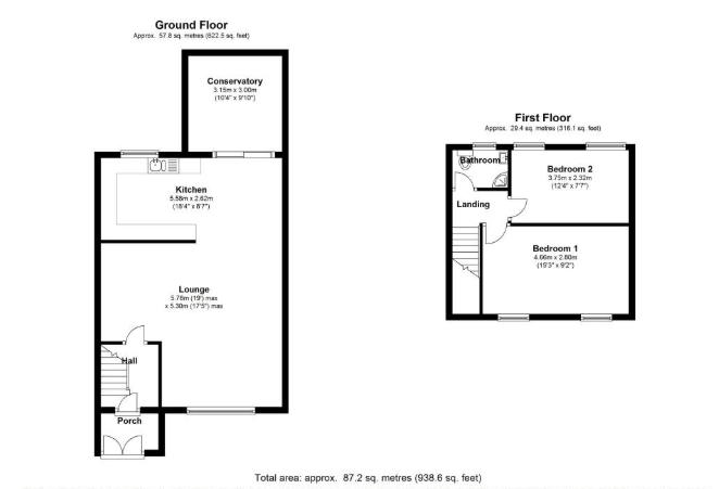 52, Hollyfield, Essex floorplan