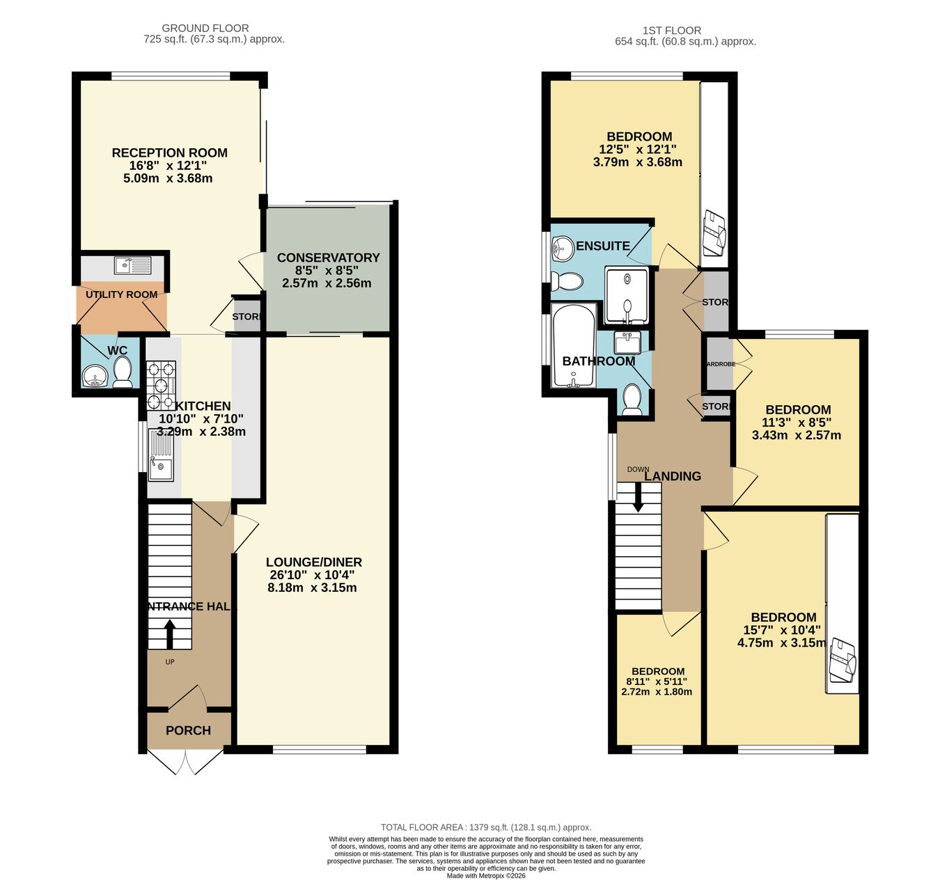 22, Chessholme Road, Ashford floorplan
