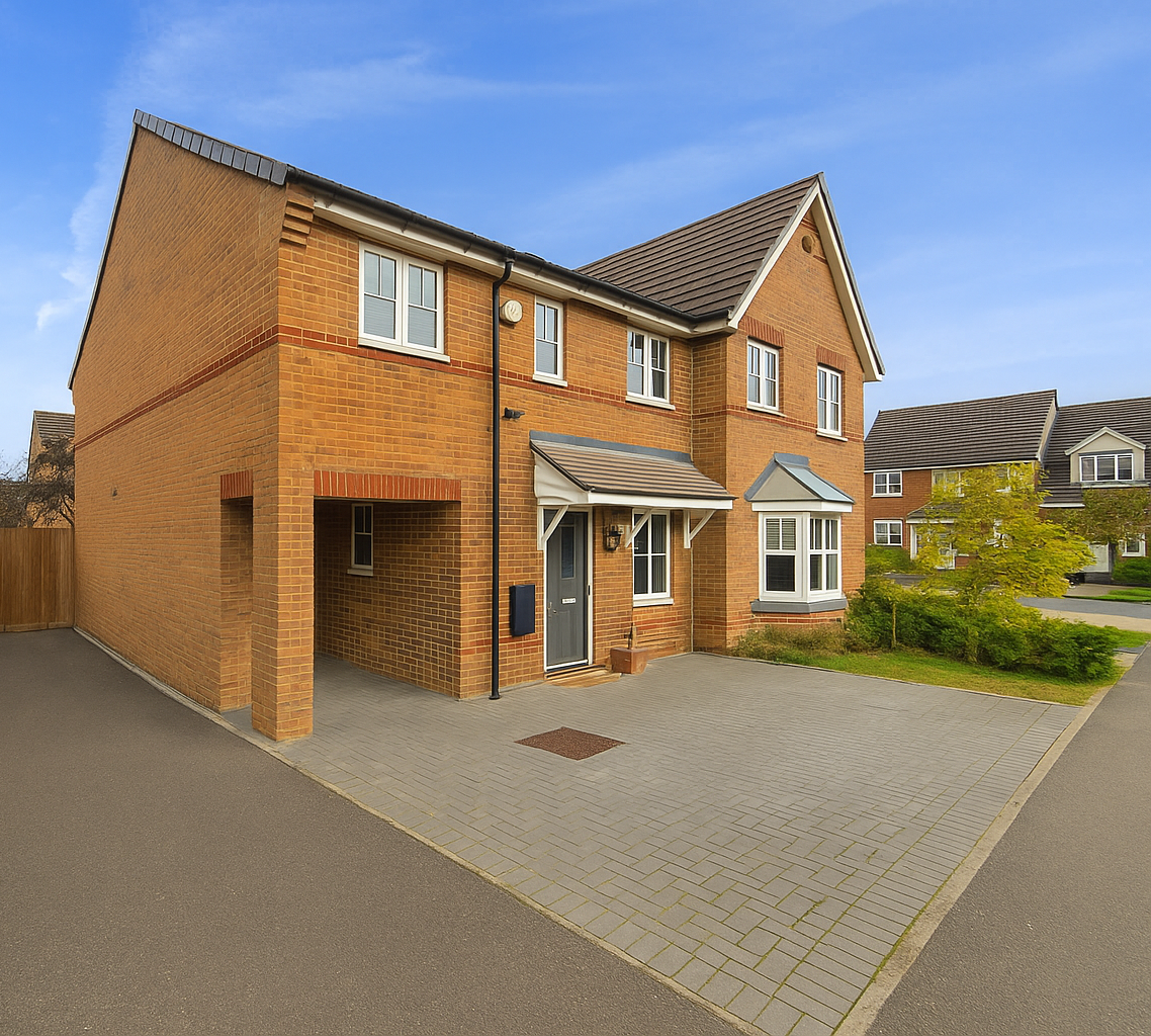 3-bed semi-detached on 31, Thomas Chapman Grove, Northampton, £345,000