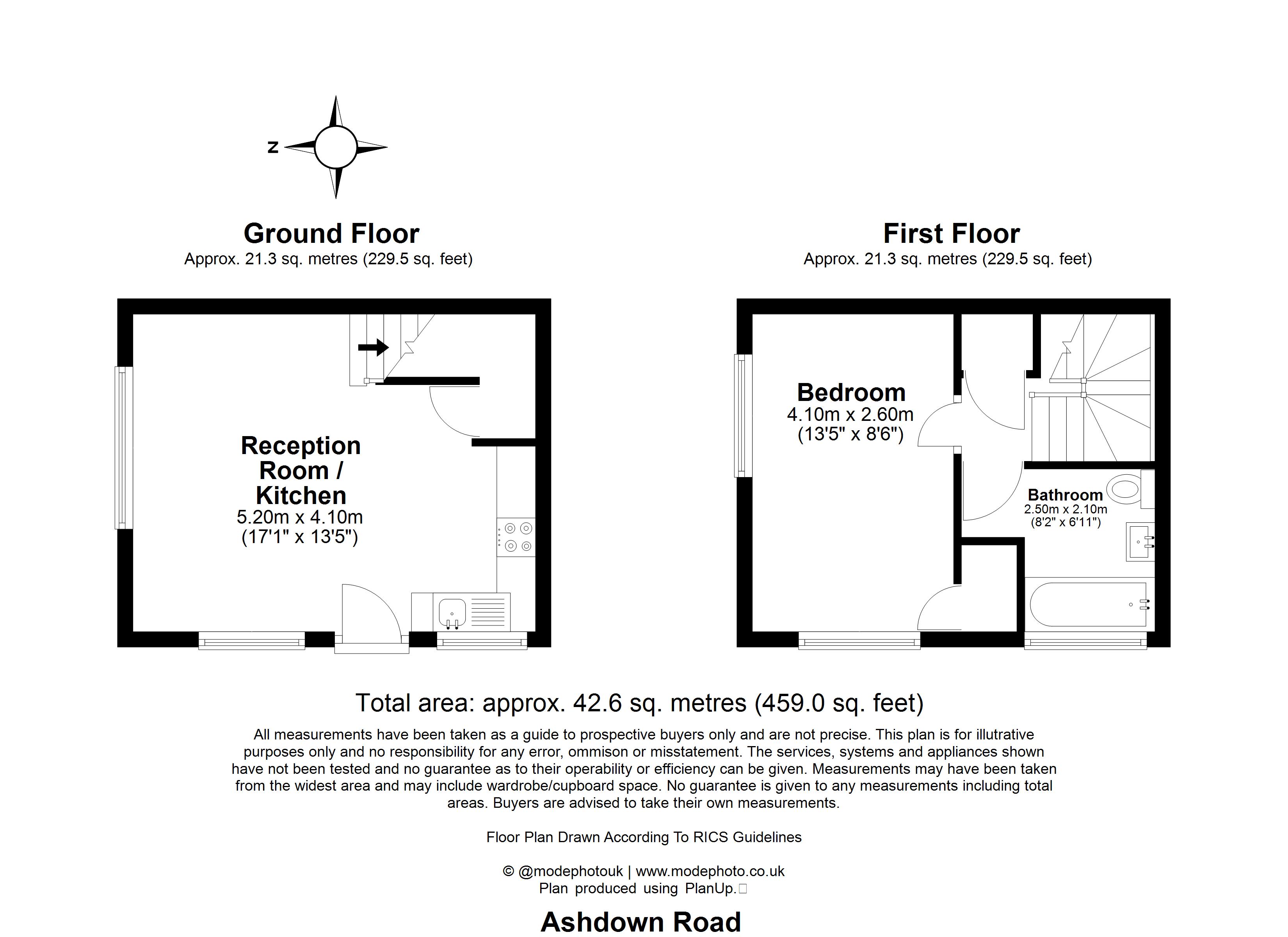 8, Ashdown Way, London floorplan