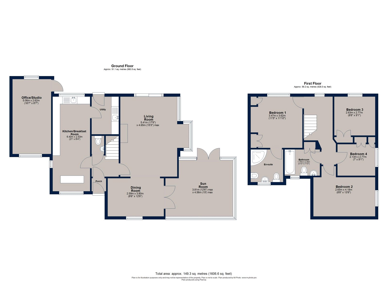 19, Monson Way, Northamptonshire, PE8 floorplan